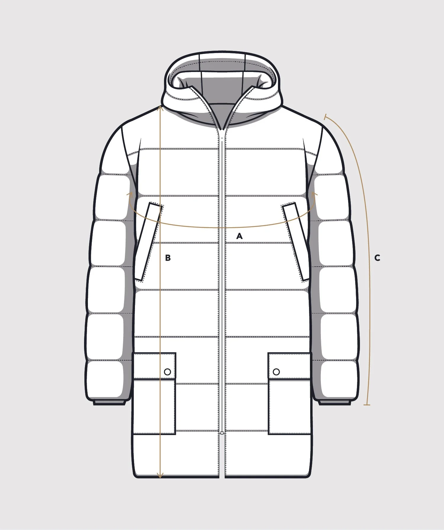 RECYCLED PADDED PARKA