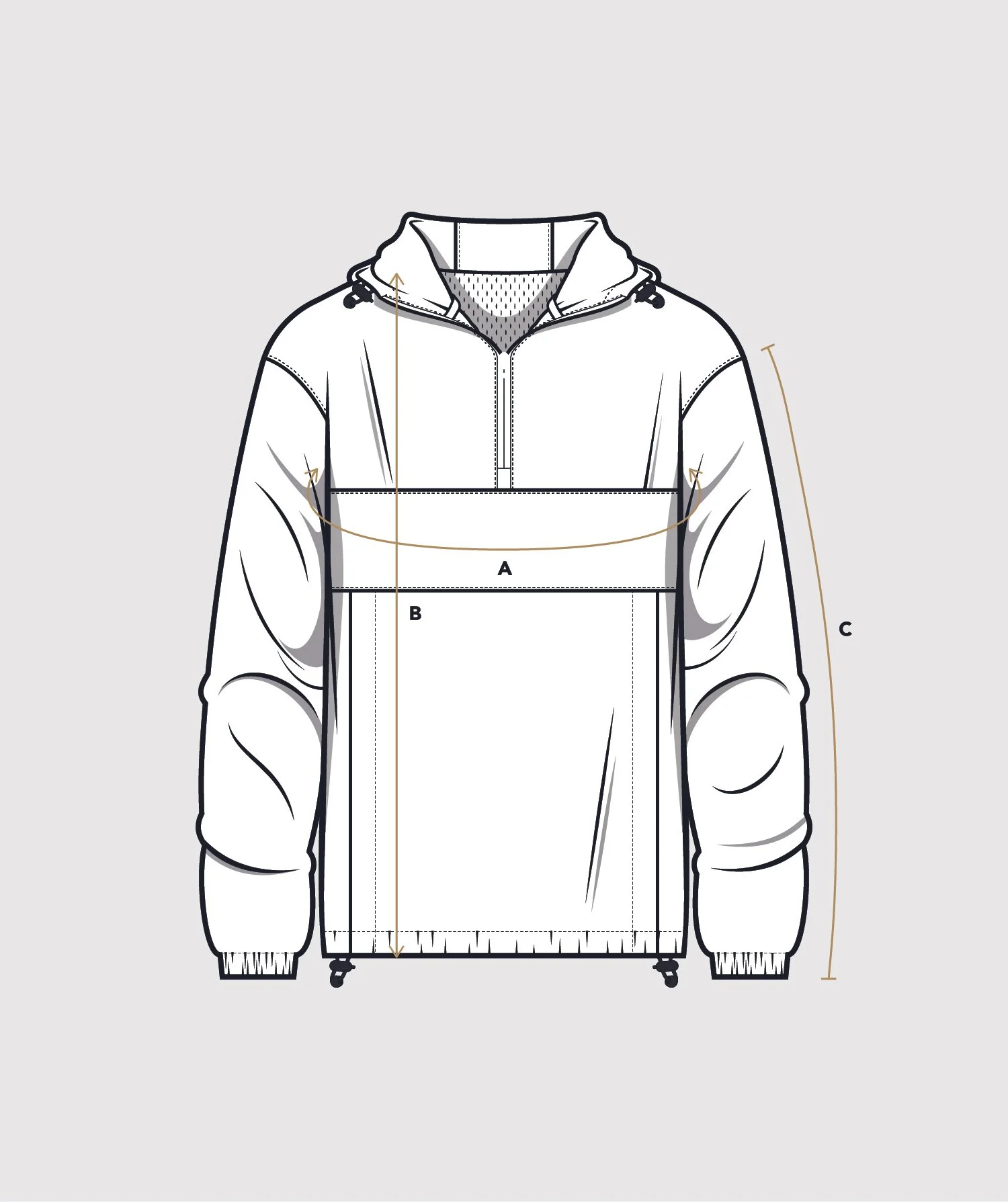 RECYCLED WIND ANORAK