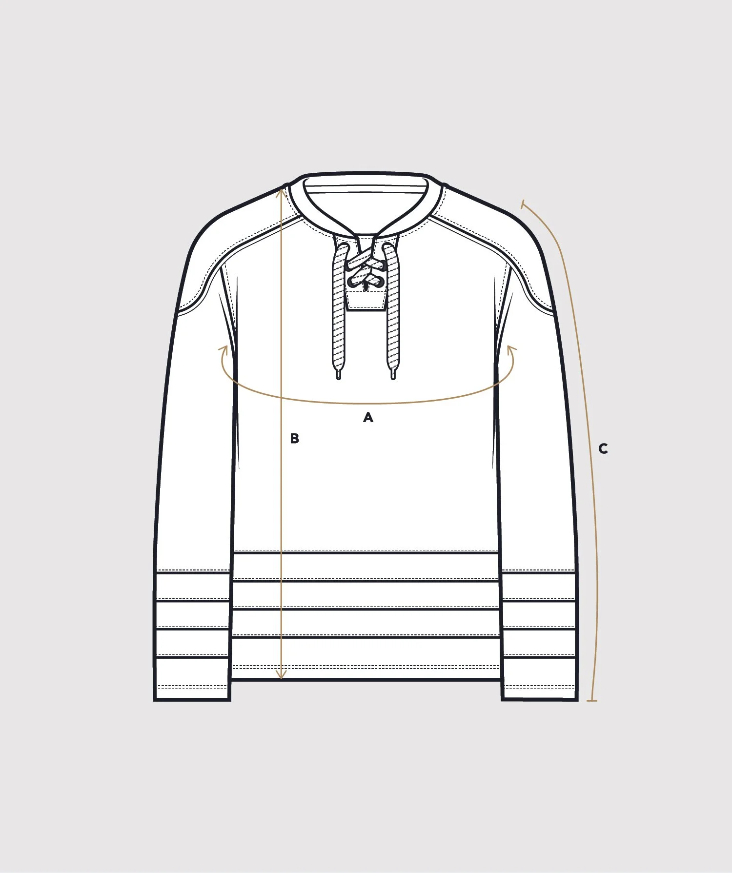 HOCKEY CREWNECK