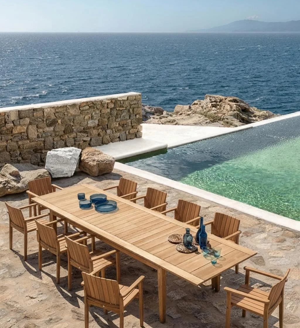 M&oacute;veis que s&atilde;o verdadeiras obras de arte!
Inspirada em N&aacute;poles, cidade que respira hist&oacute;ria, mar, textura e beleza. Cada pe&ccedil;a carrega curvas suaves que remetem ao toque da brisa, ao abra&ccedil;o da madeira e ao cal