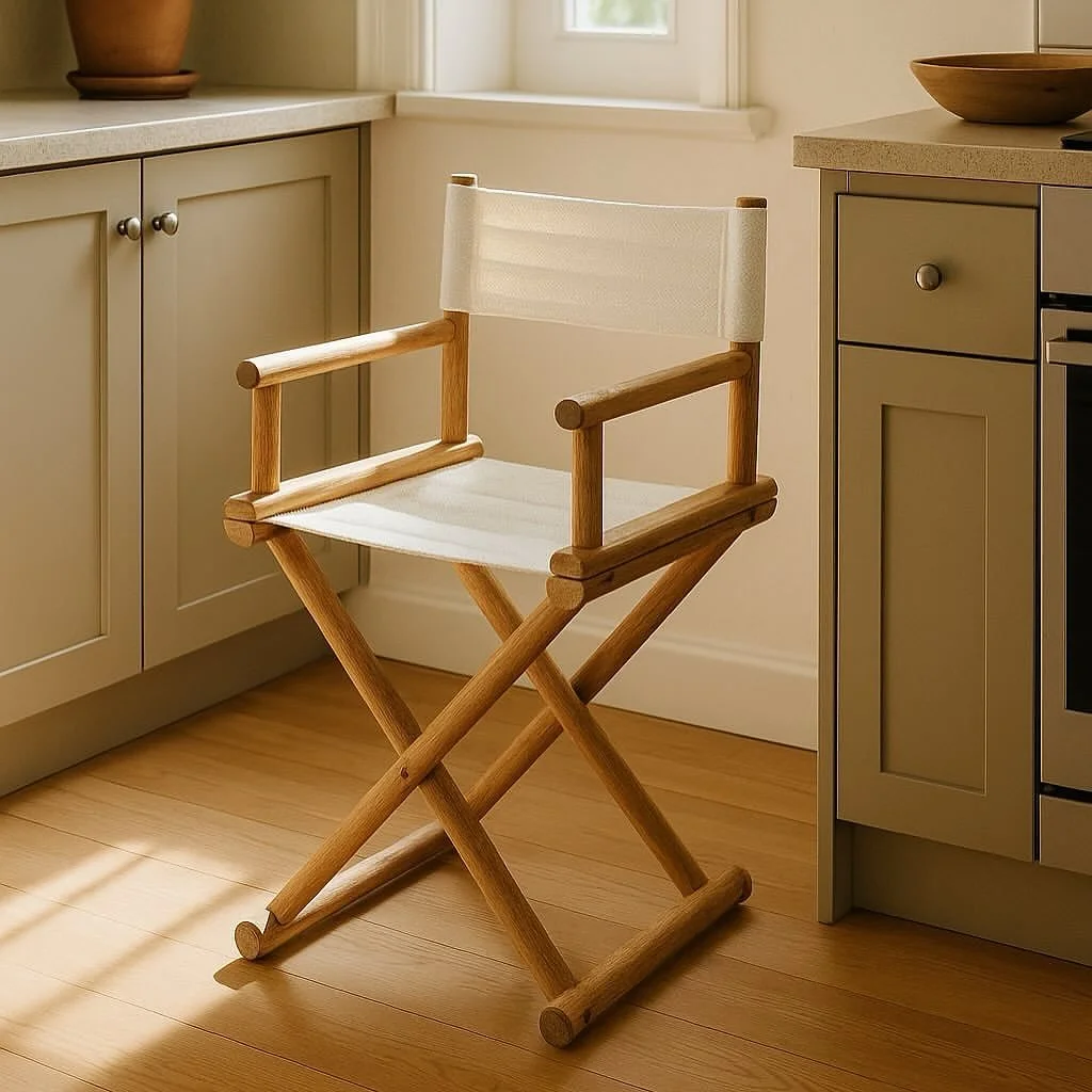 Nossa nova Cadeira Diretor chegou!
Com design atemporal e estrutura funcional, ela &eacute; o toque de charme e praticidade que se encaixa em todos os estilos de projeto do contempor&acirc;neo ao r&uacute;stico, do home office ao comercial.
Ideal par