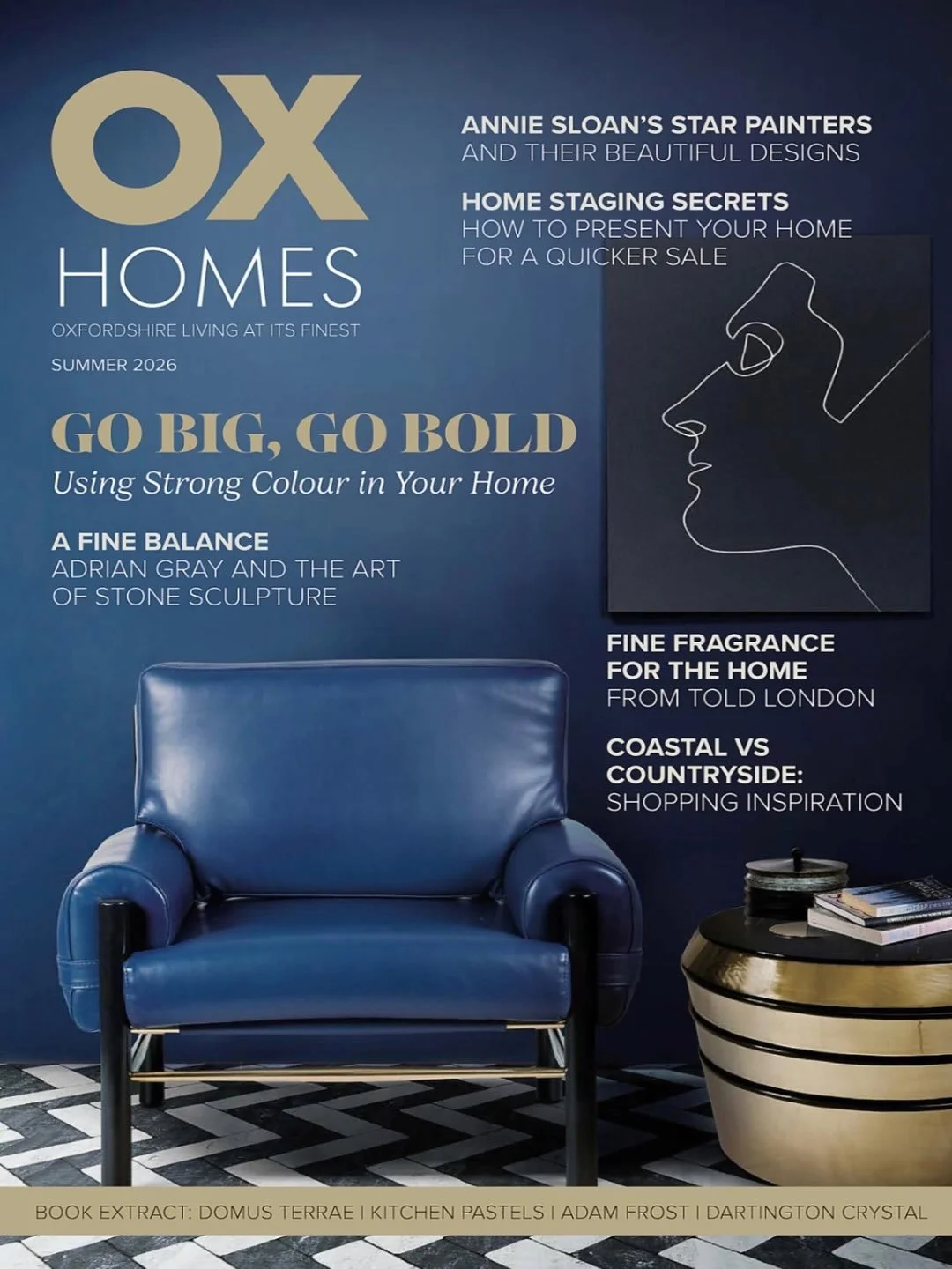 So pleased for my amazing client @lynmasonatelier who is featuring in the Summer edition of OX Magazine alongside some huge names in interiors and lifestyle from the Oxfordshire area such as so Annie Sloan, Gardener&rsquo;s World&rsquo;s Adam Frost a
