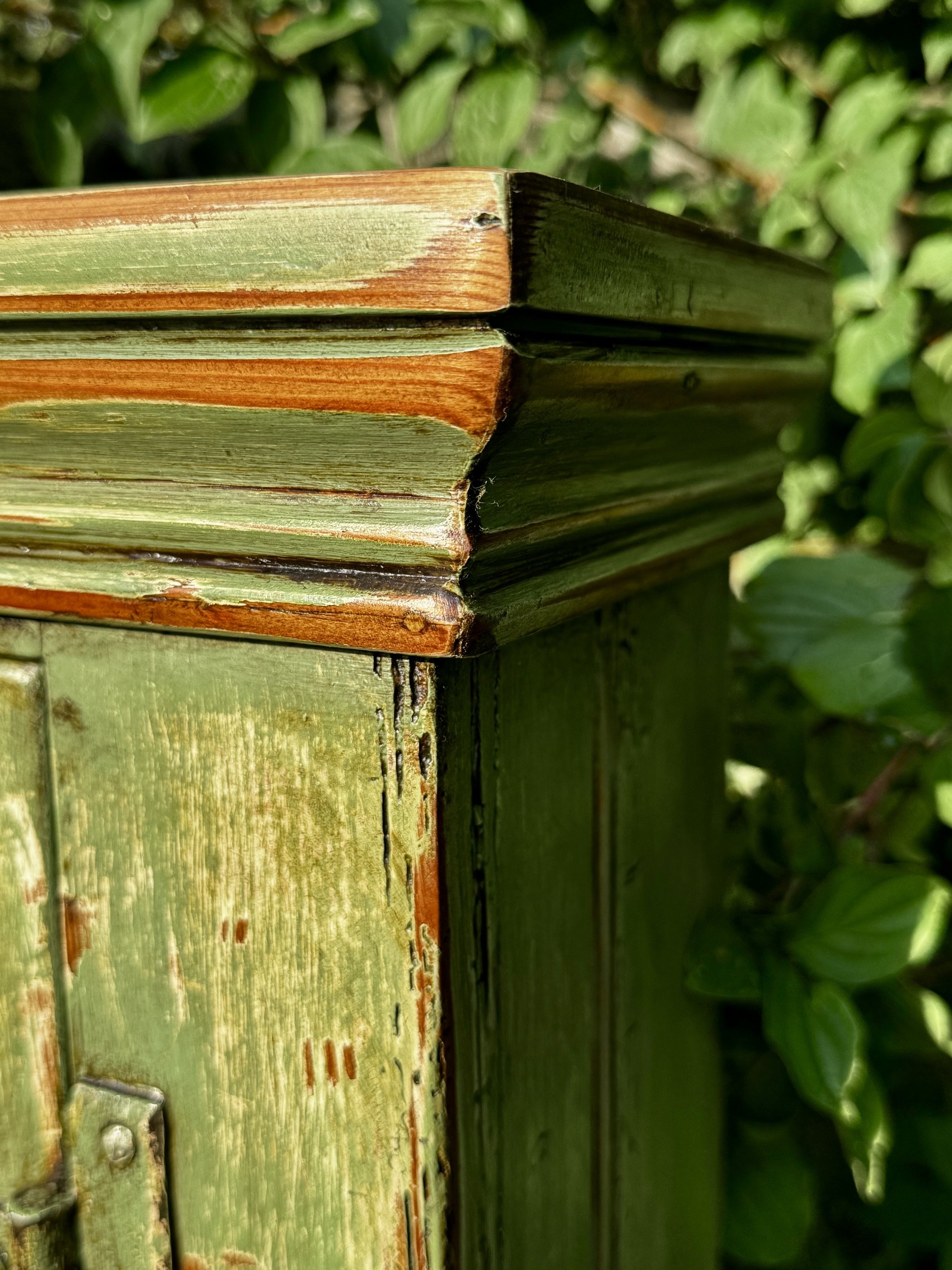 Pine Cupboard - Green painted 5.jpeg