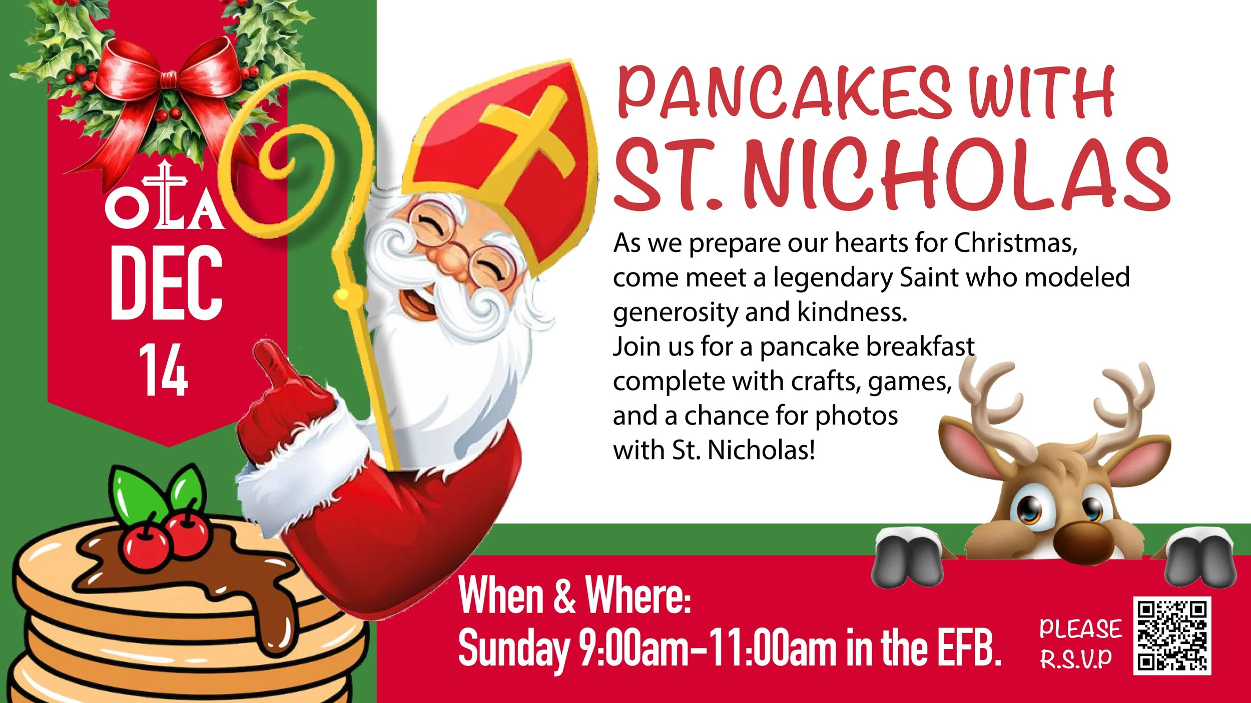 Pancakes with St. Nicholas