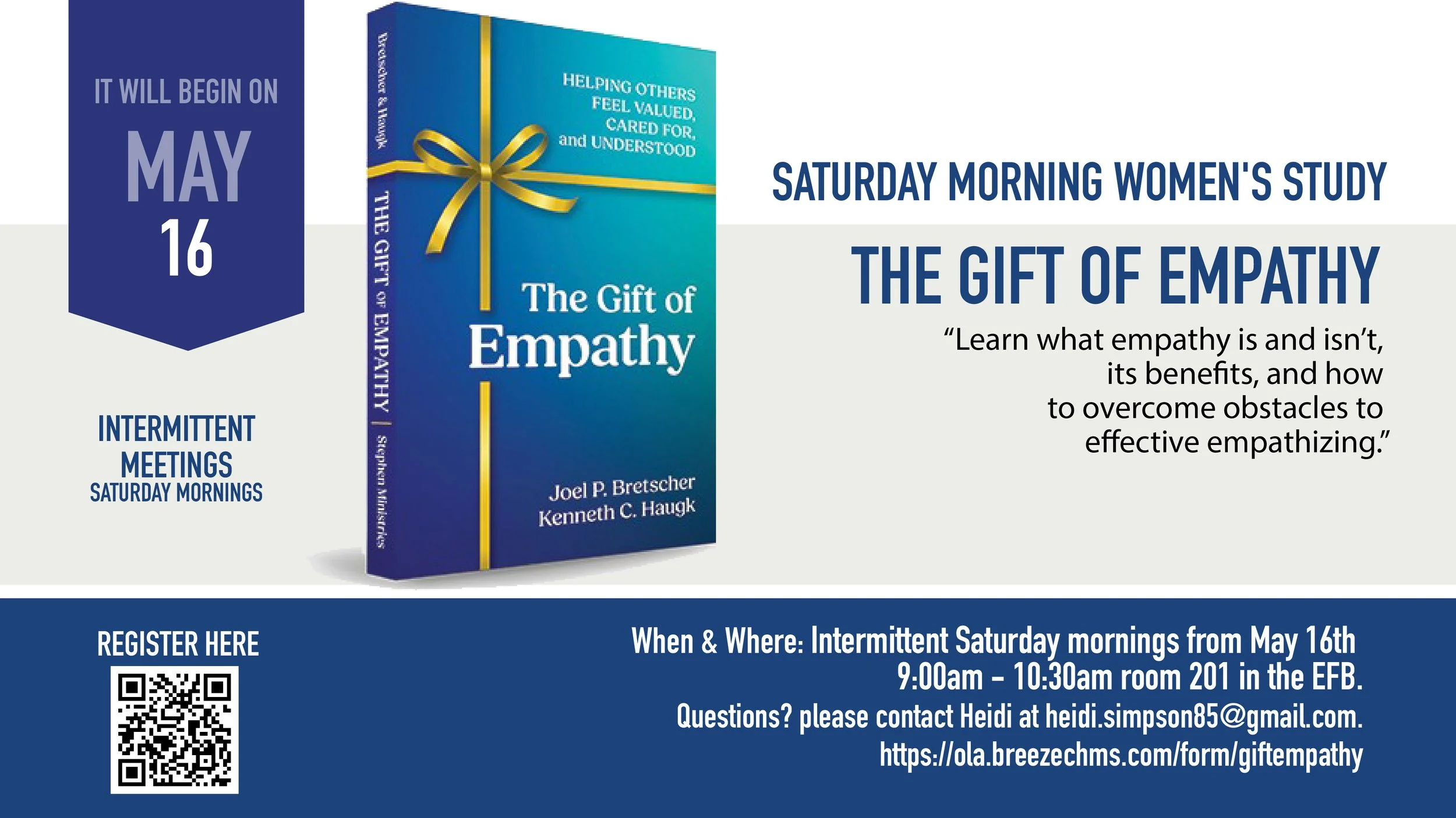 SATURDAY MORNING WOMEN'S STUDY