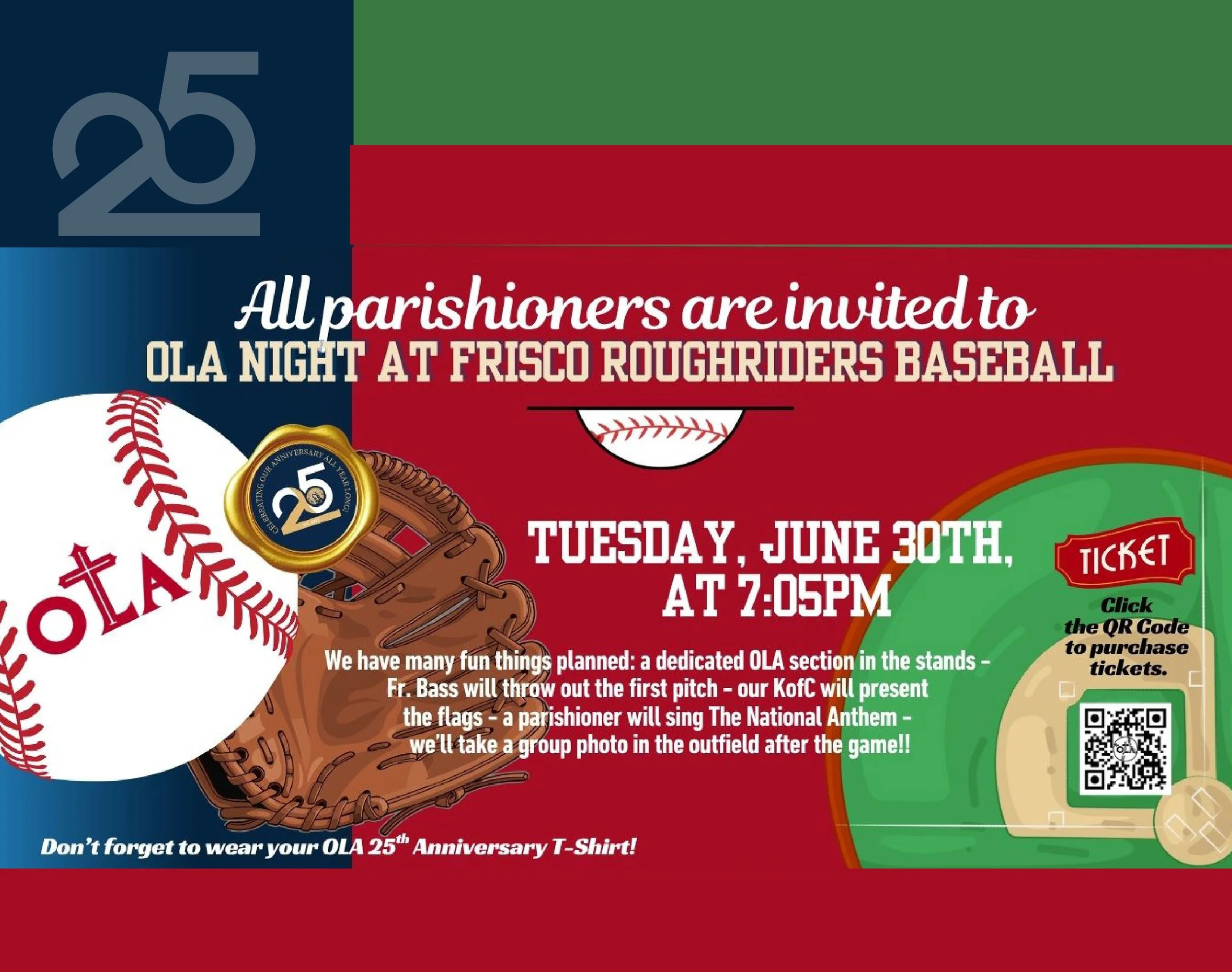 OLA  NIGHT at Frisco Roughriders Baseball