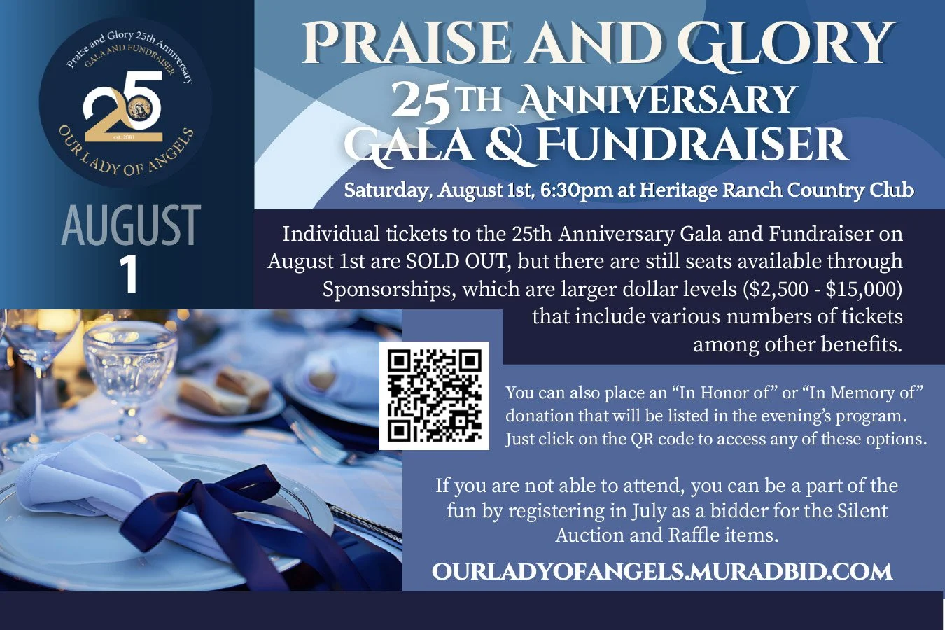 25 th  Anniversary Gala & Fundraiser 