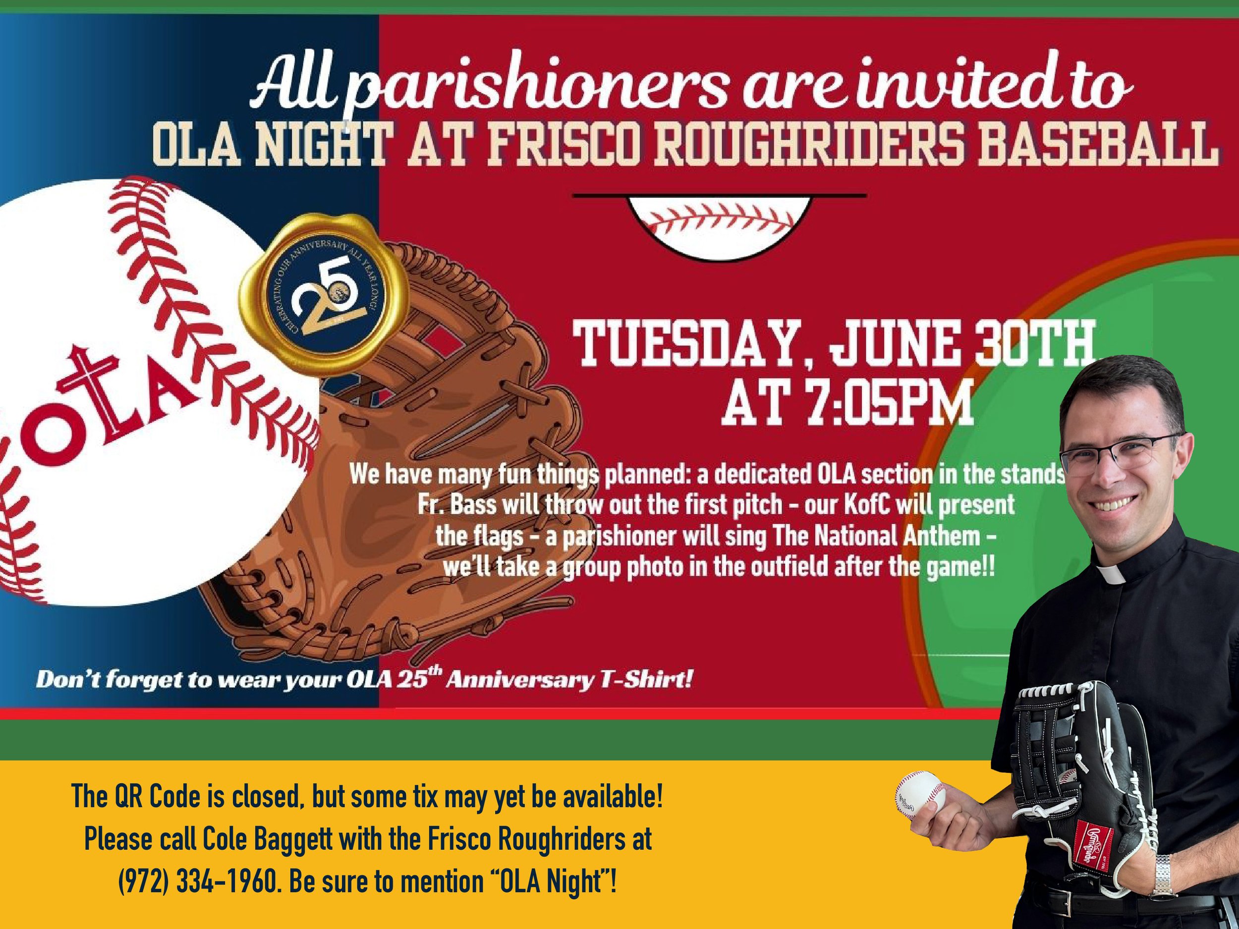 OLA  NIGHT at Frisco Roughriders Baseball