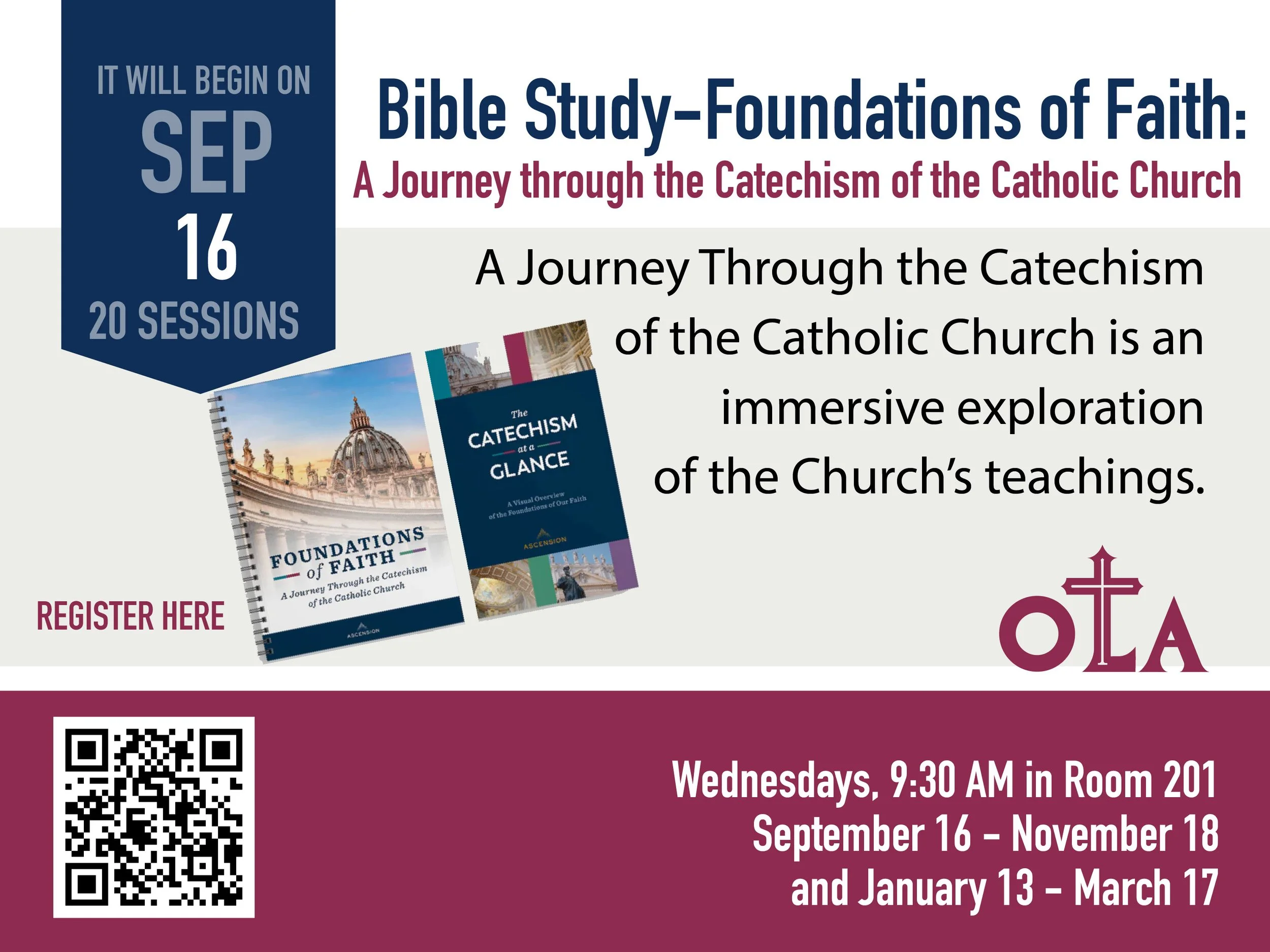Bible Study-Foundations of Faith: A Journey through the Catechism of the Catholic Church