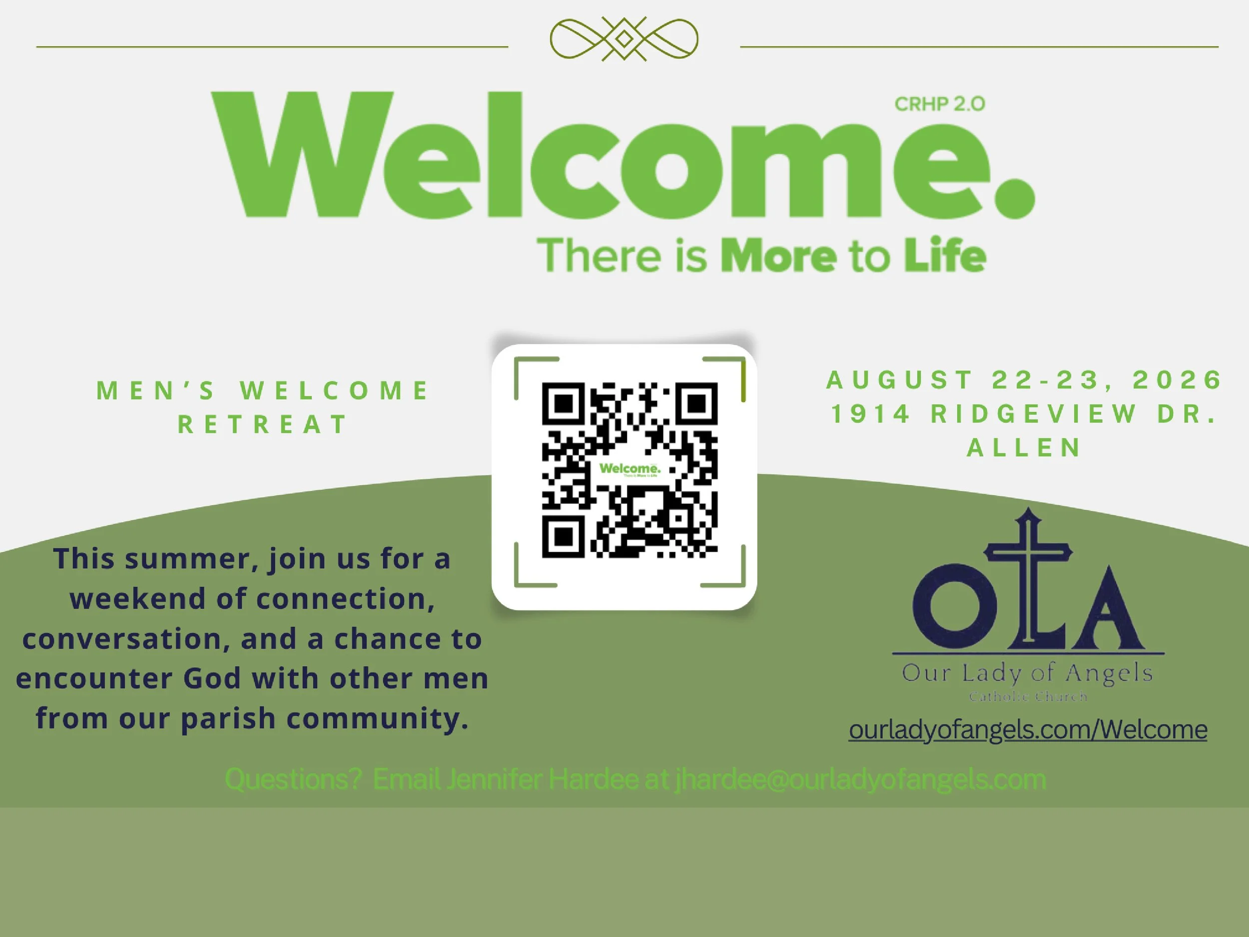 Welcome Men's Retreat