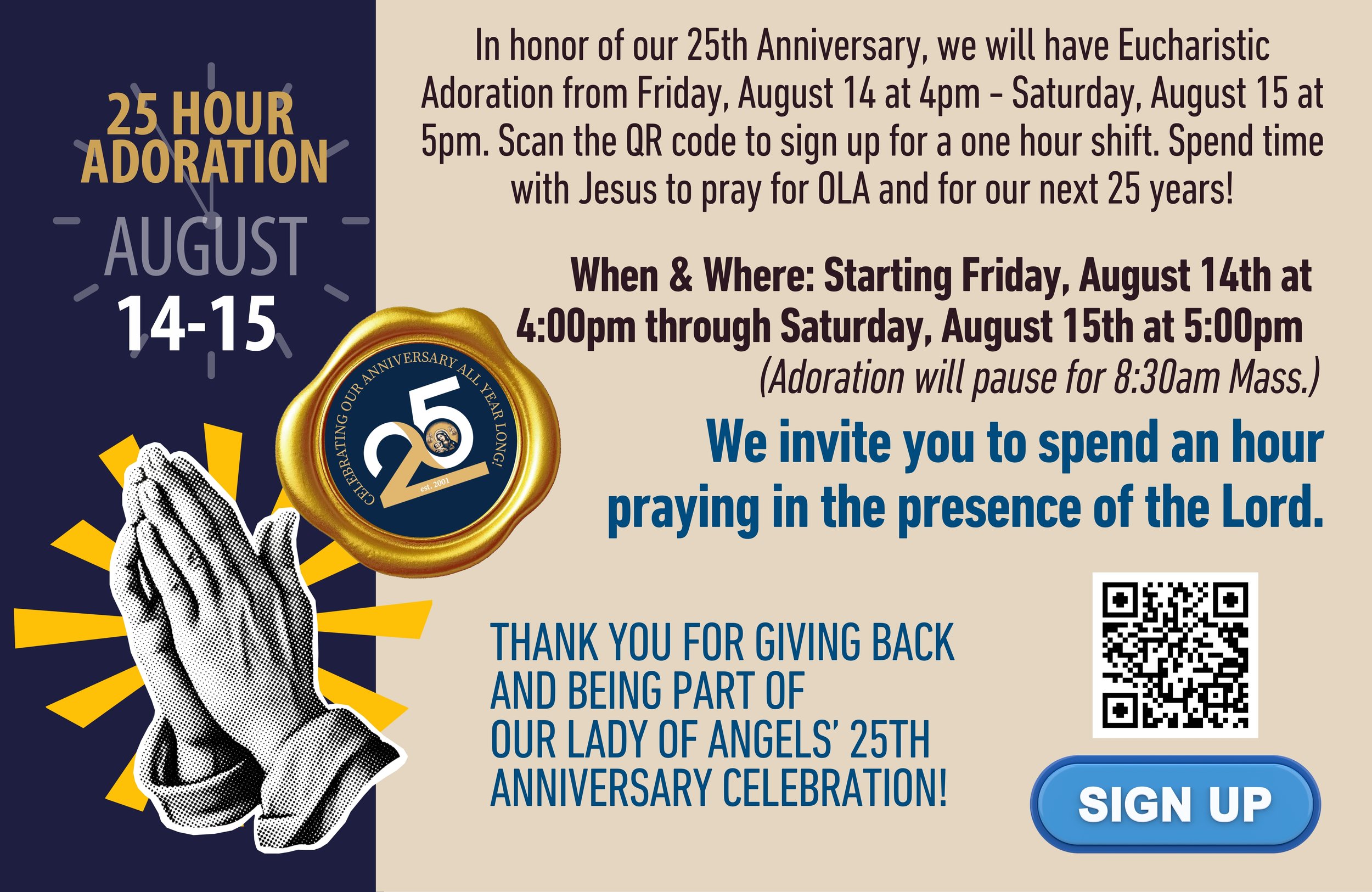 25 HOUR ADORATION