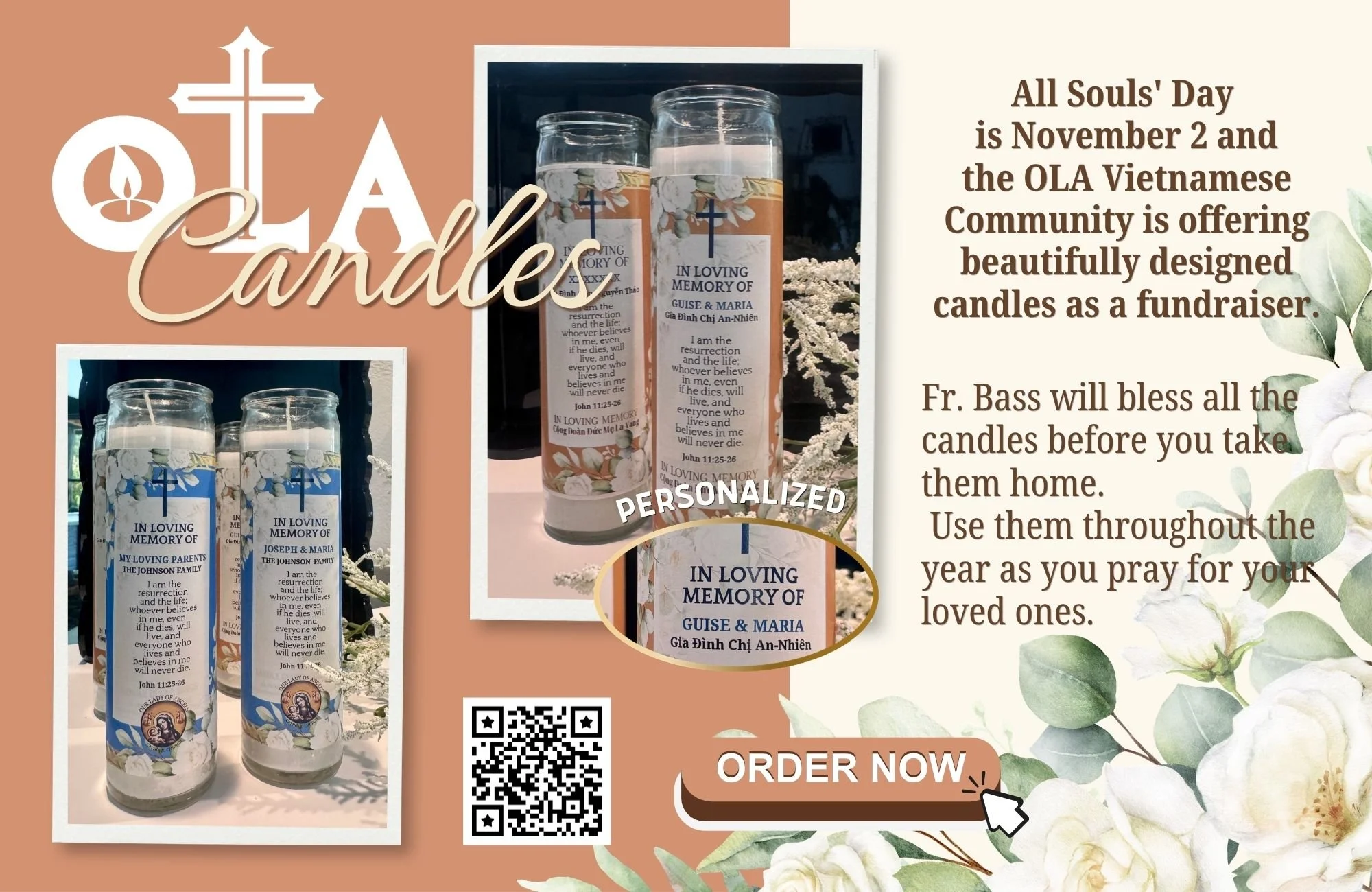 All Souls' Day Candles FOR SALE