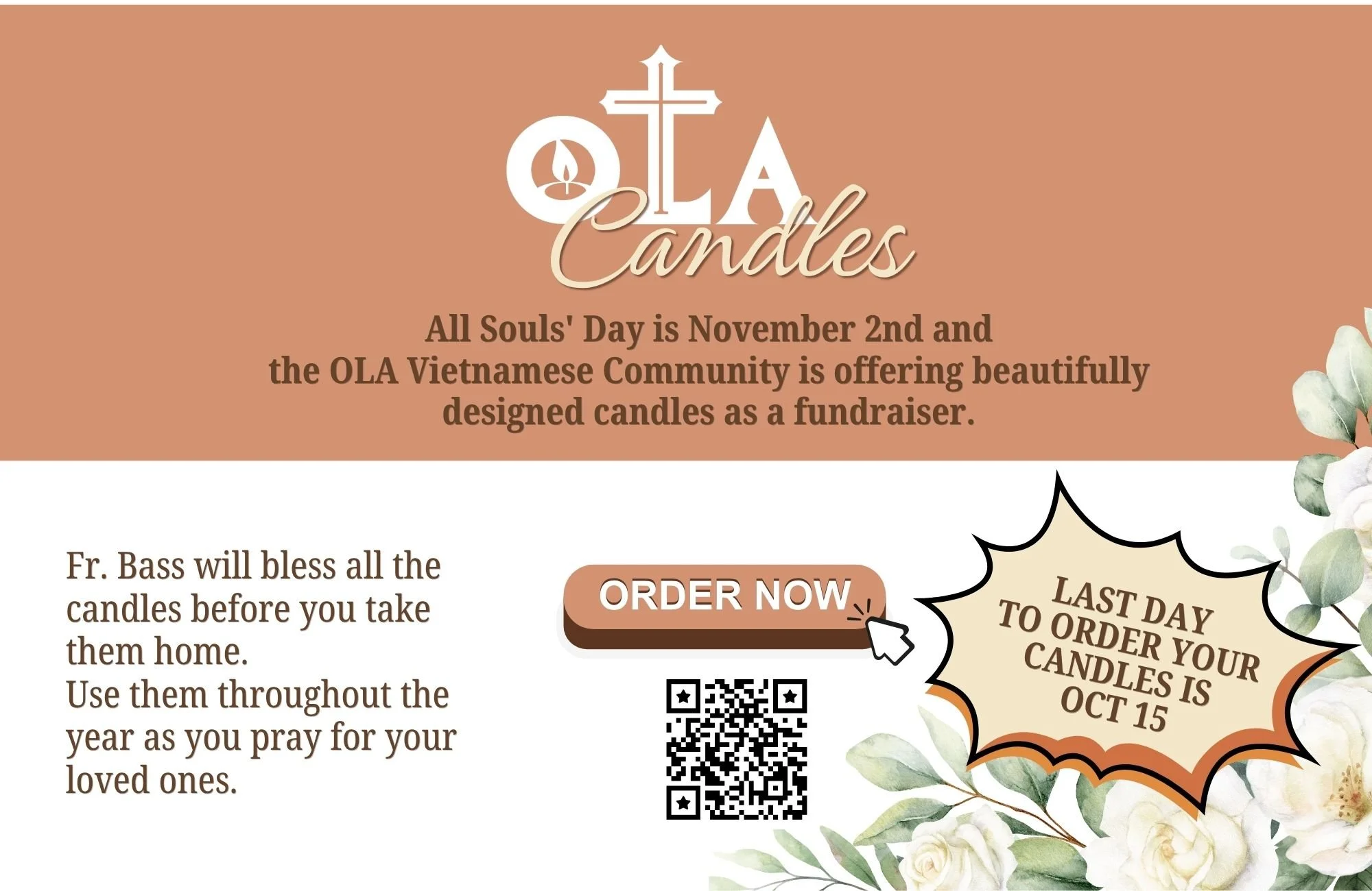 All Souls' Day Candles FOR SALE
