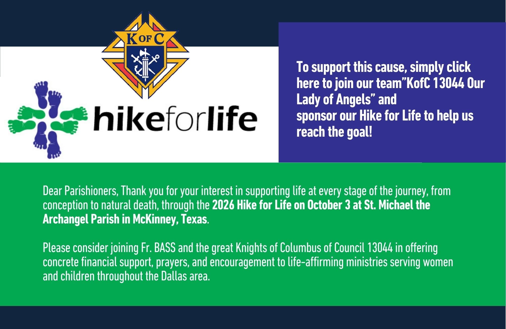 HIKE FOR LIFE