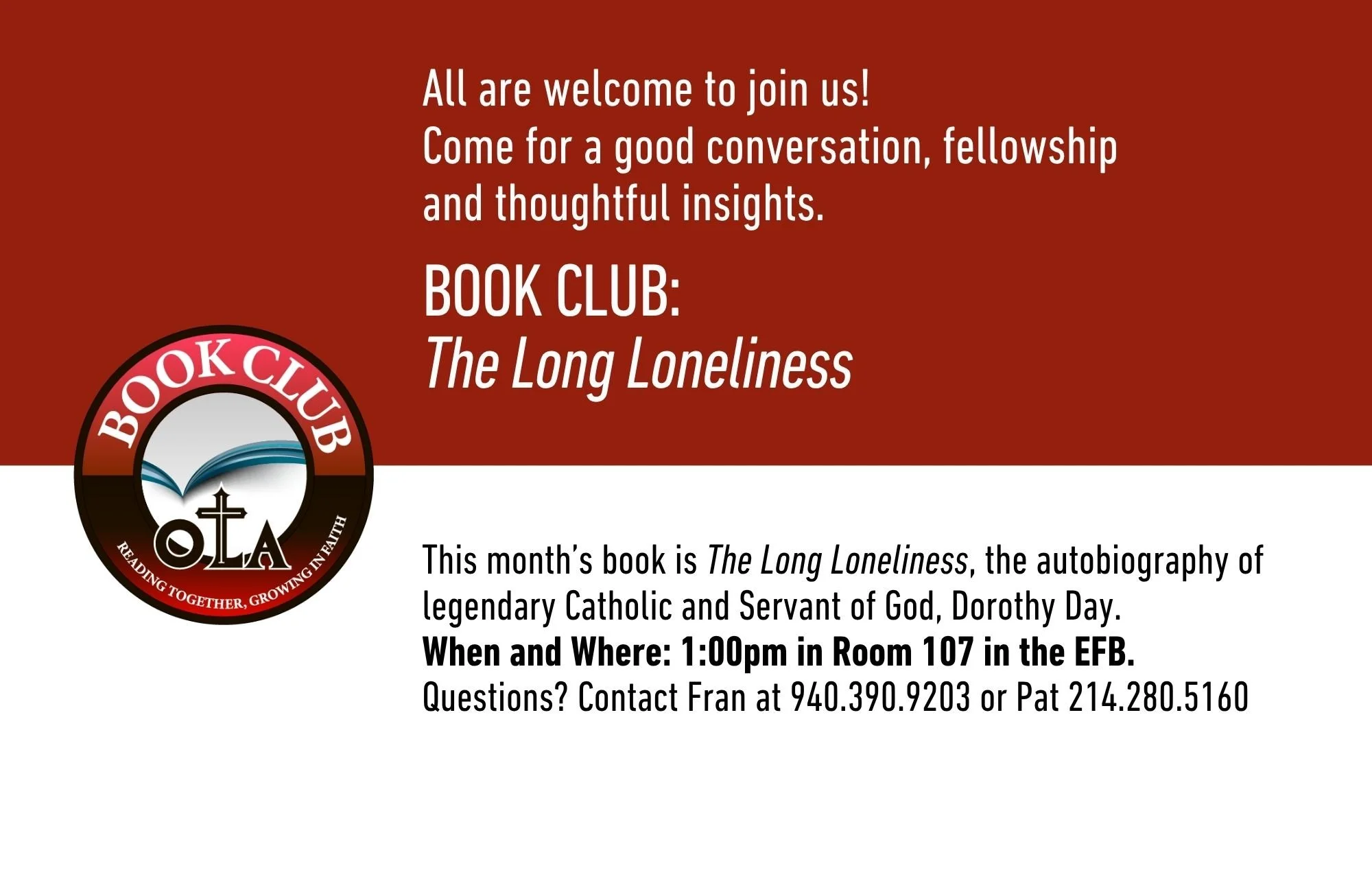 OLA BOOK CLUB!