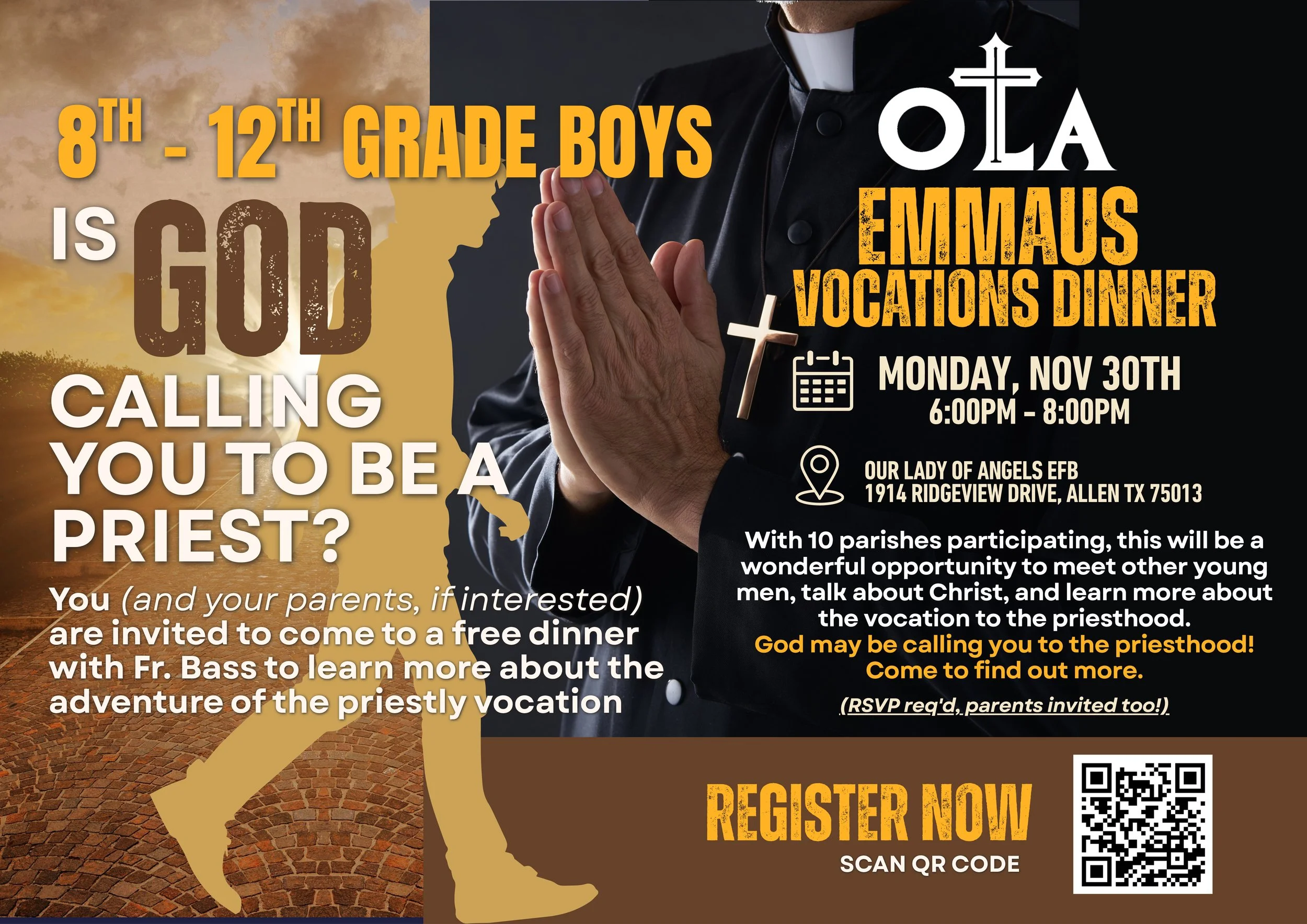 OLA Emmaus Vocations Dinner