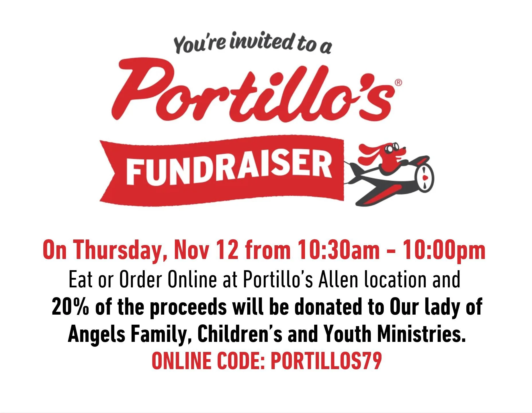 SPIRIT NIGHT AT PORTILLOS