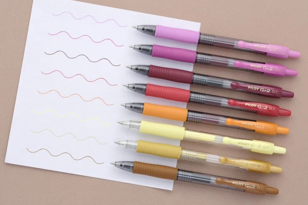 PILOT Pen Gelroller G-2 Farben und Linien