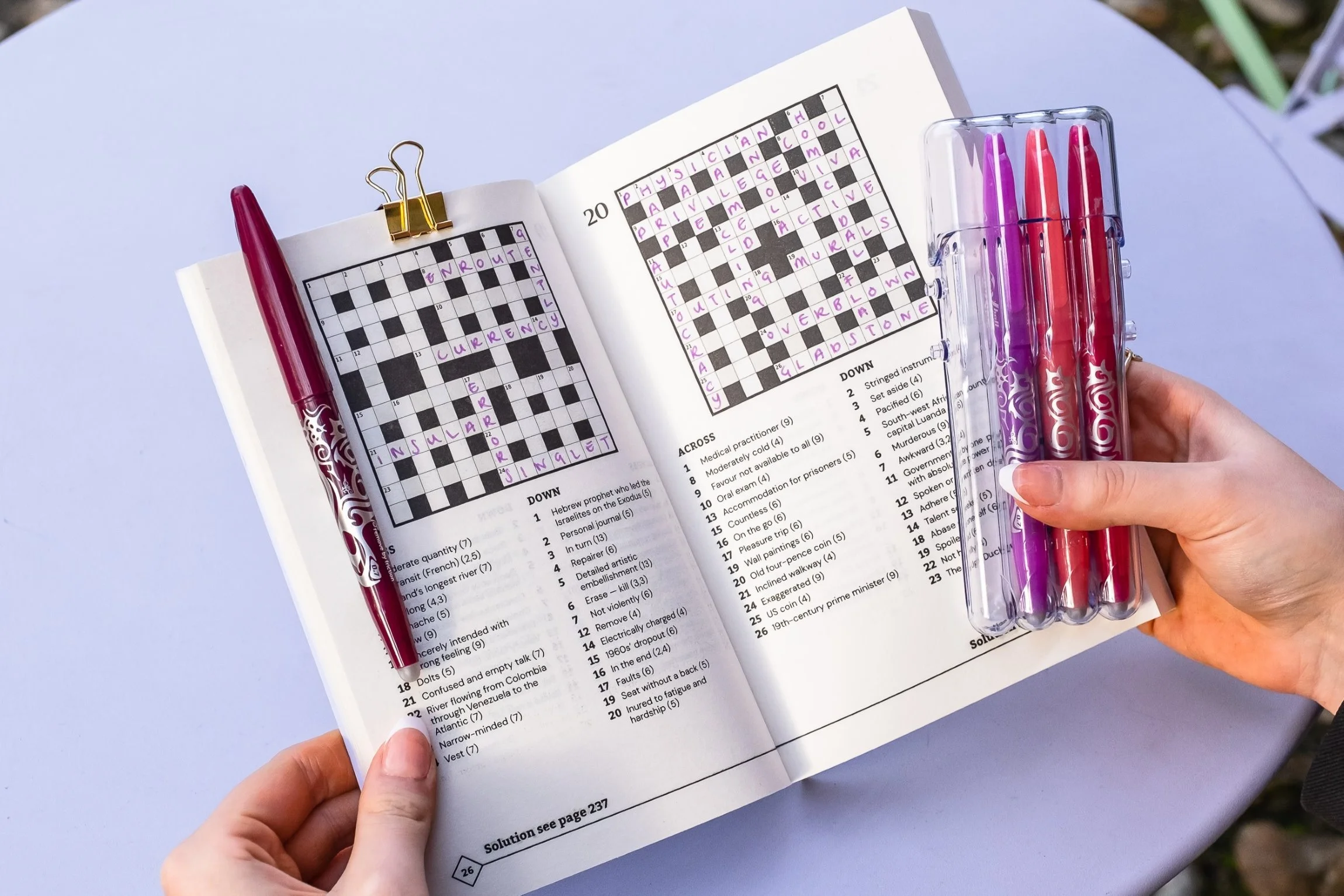 PILOT Pen FriXion Kreuzworträtsel Stift