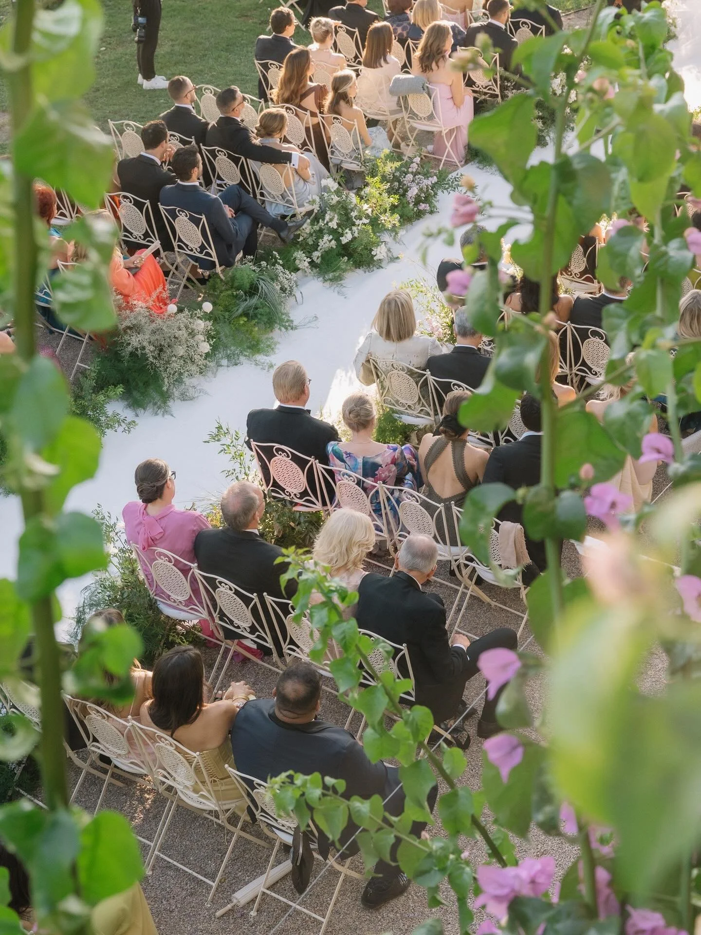 Moments before &amp; during J&amp;D&rsquo;s wedding ceremony 🏹