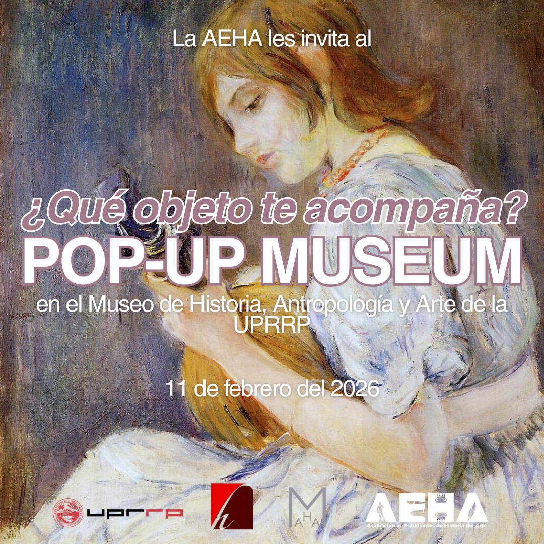 Pop-up museum invite. (1/2) Social media post. 2026. Canva.
