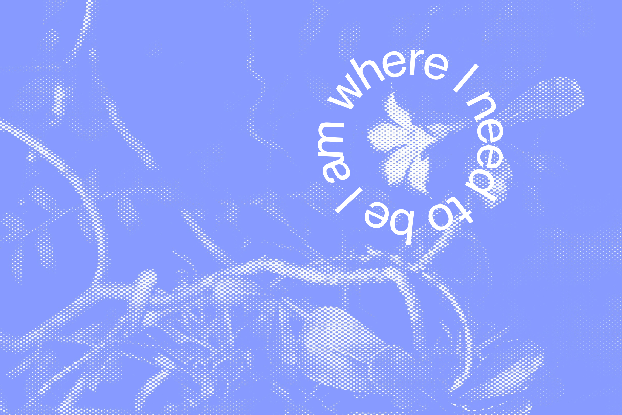 I am where I need to be. 2025. Photograph, editing.