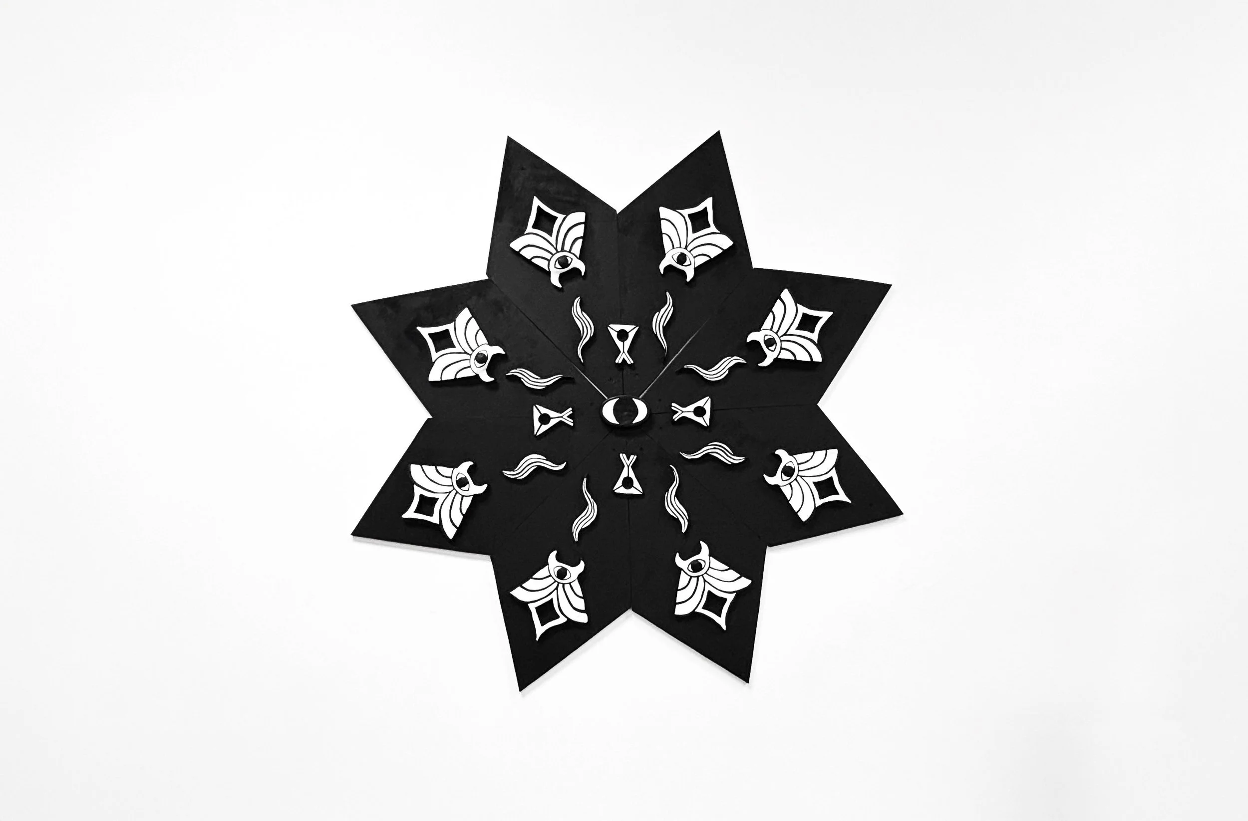 A pivotal moment in my radial symmetry exploration, I pushed my process beyond comfort by attempting plaster molds. (materials: wood, clay)