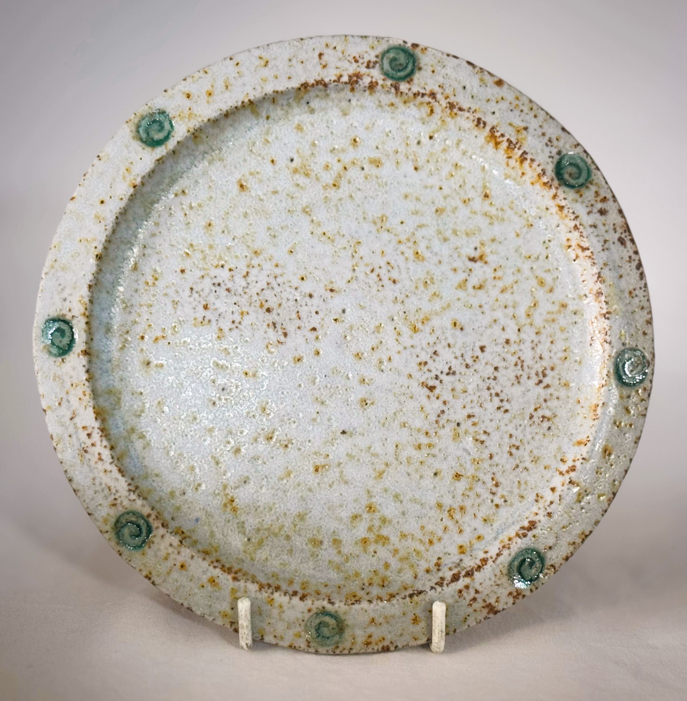 Speckle Spiral Plate