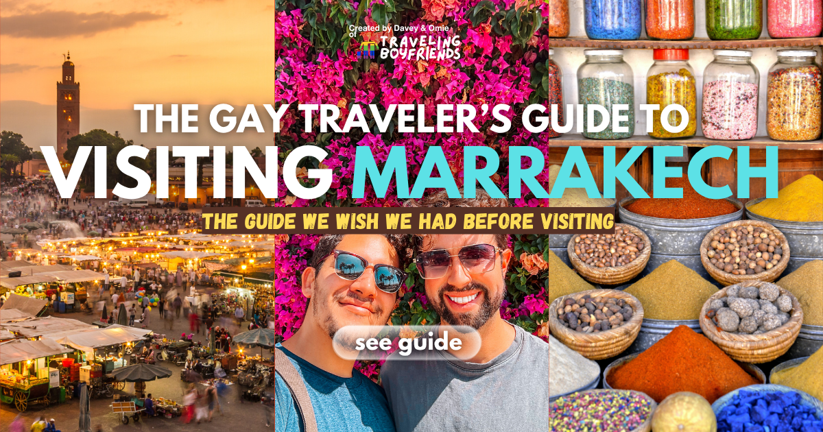 Davey and Omie of traveling boyfriends gay travel to visting Malta as gay travelers