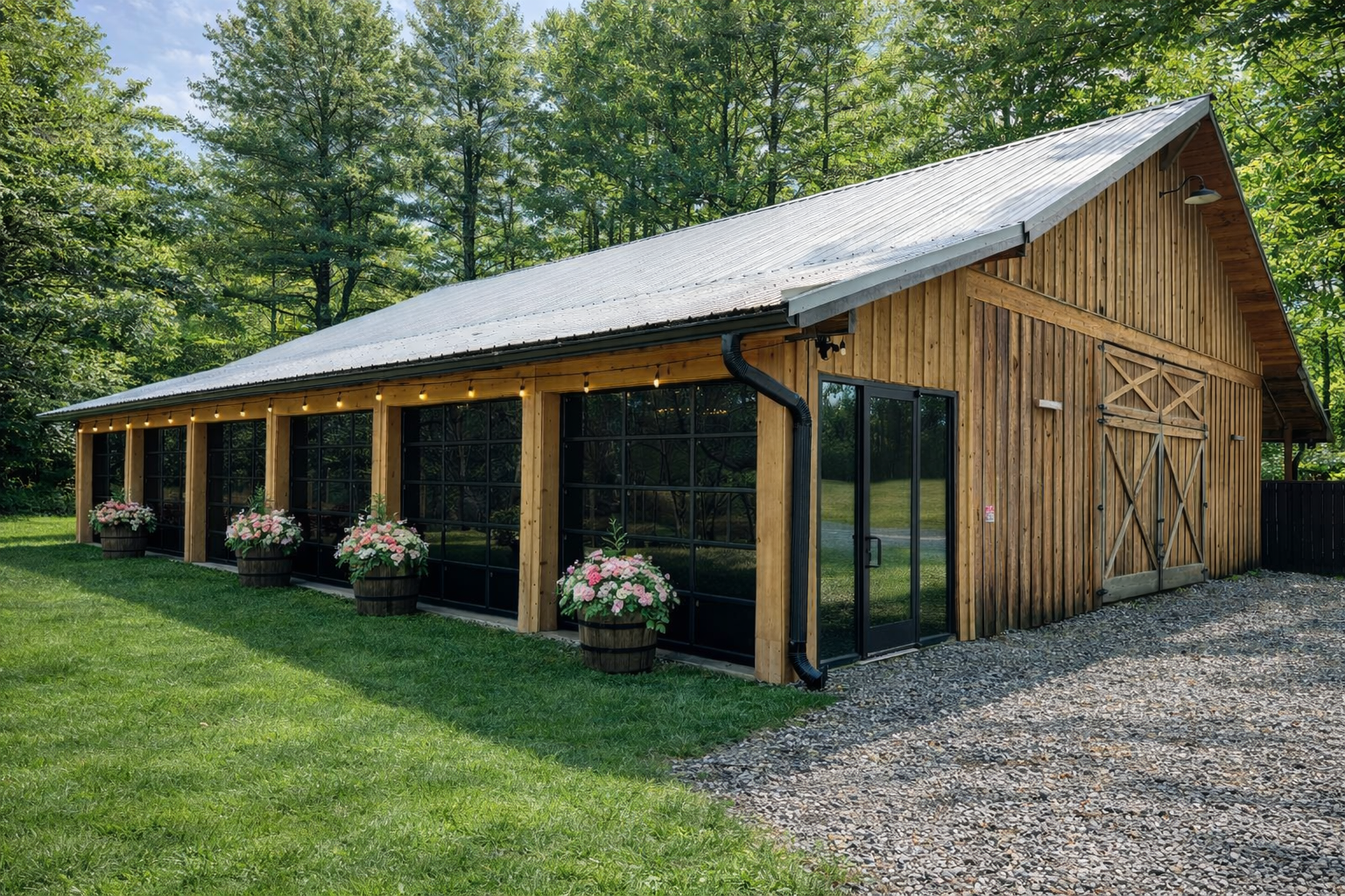 Barn wedding venue, mountain wedding, Brevard wedding venue