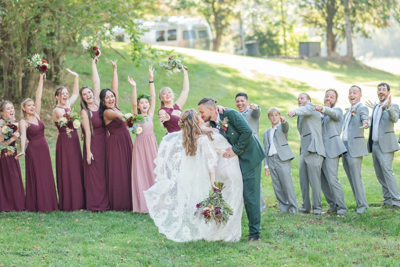 Blue Ridge Mountain wedding venue, bride and groom mountain wedding, Brevard wedding, Asheville Wedding, Barn event venue, North Carolina mountain wedding venue. Barn wedding.