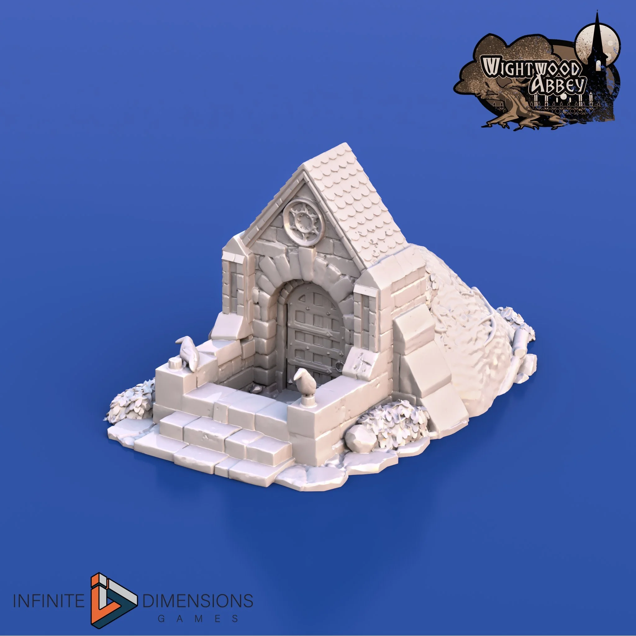 Wightwood Abbey Crypt Entrance Full