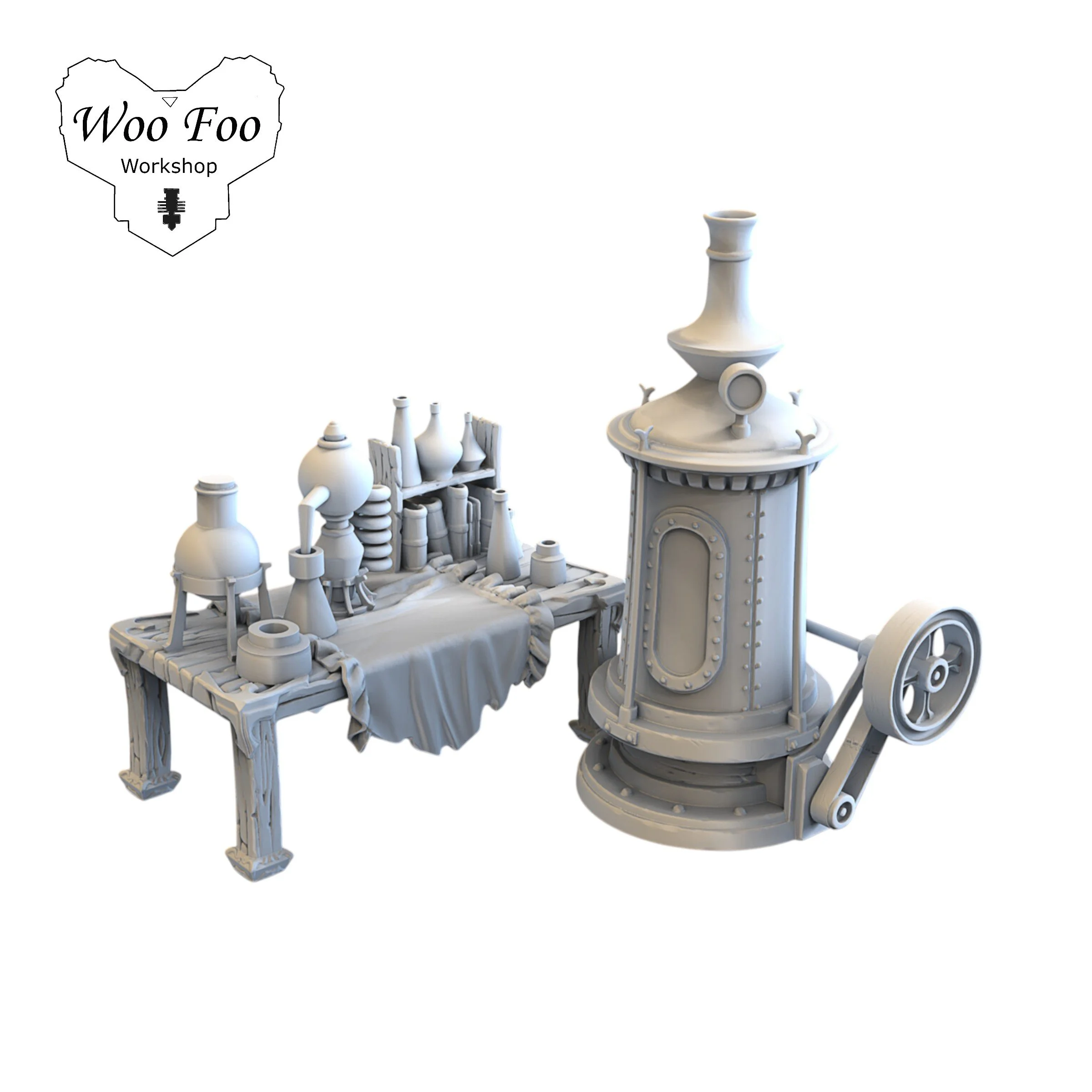 Fantasy Props Alchemist Lab