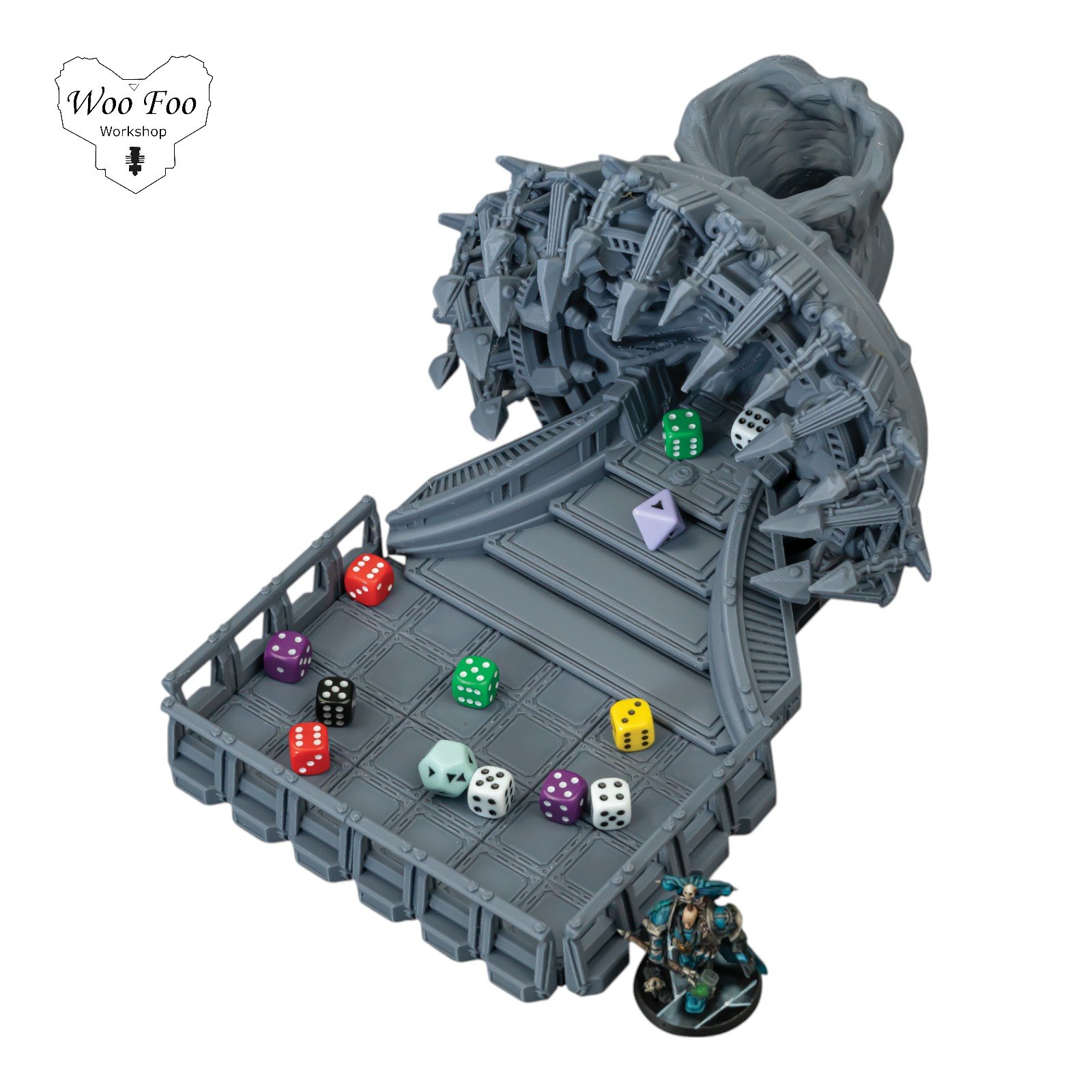 Sci fi Warp Gate Dice Tower
