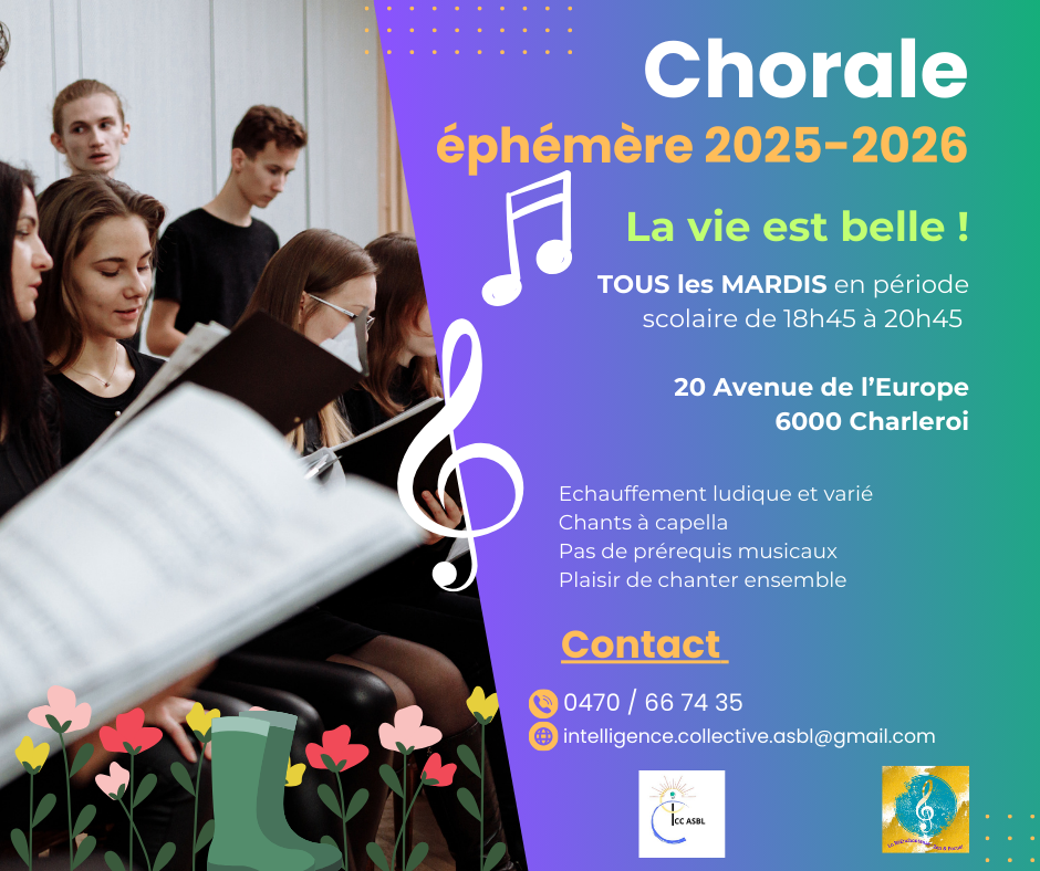 CHORALE éphémère de CHARLEROI Période 1