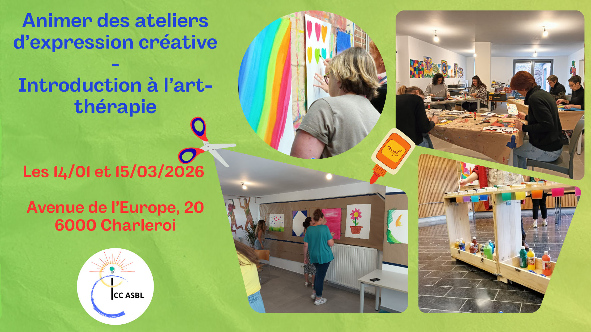 Animer des ateliers d’expression créative - Introduction à l’art-thérapie 26CEC002