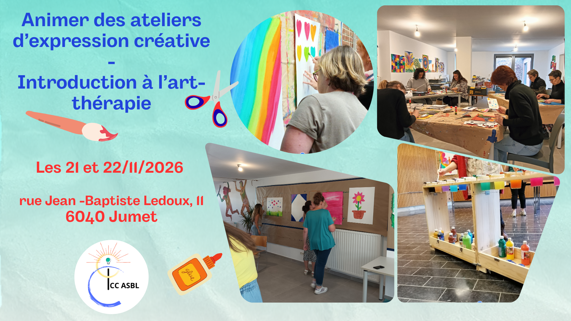 Animer des ateliers d’expression créative - Introduction à l’art-thérapie 26CEC005
