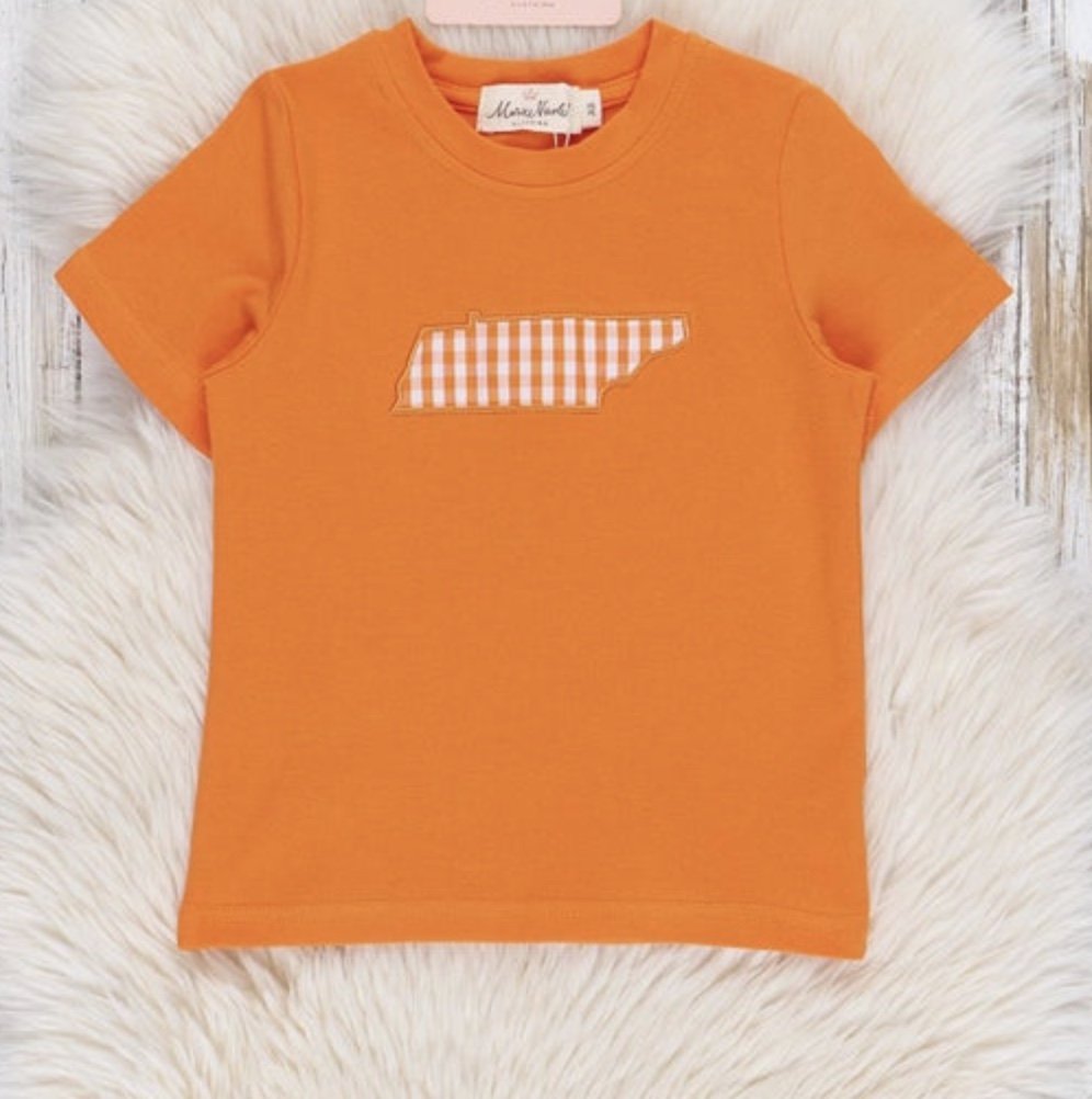 Tennessee Embroidered Gingham Shirt