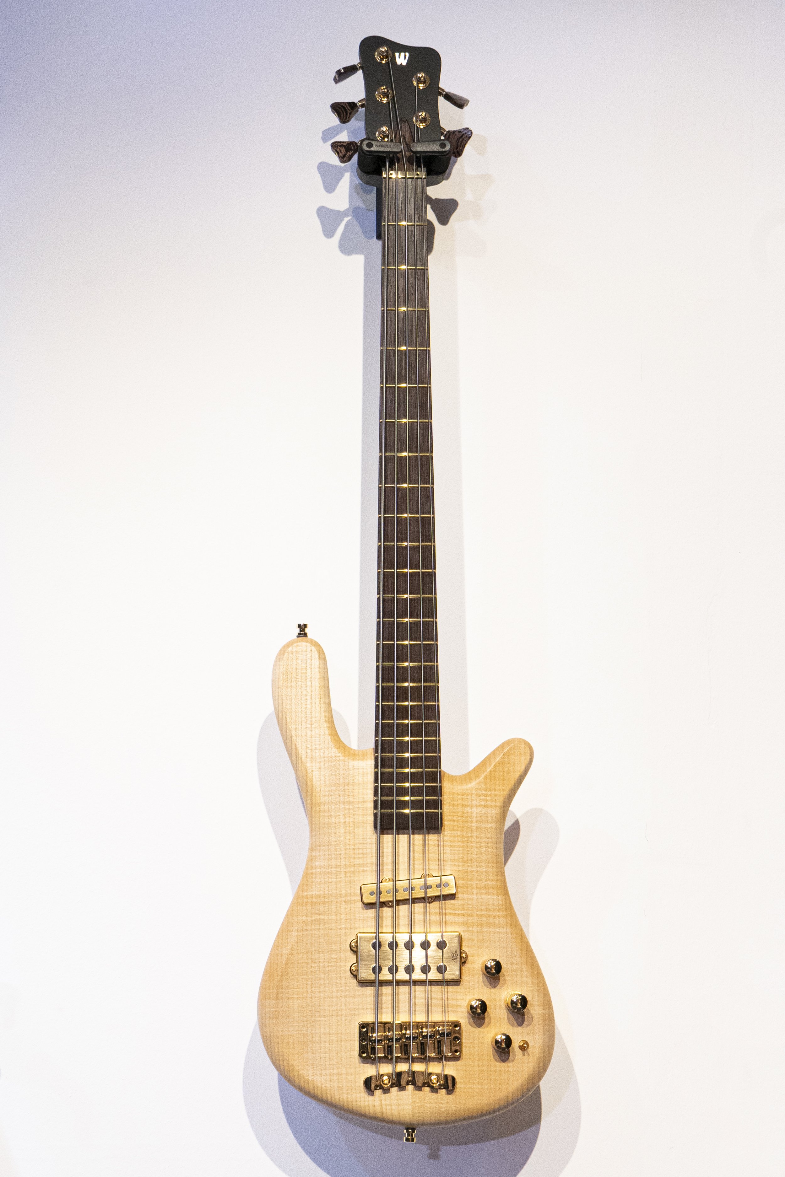 [03] Warwick Masterbuilt Streamer Jazzman, 5-String - Natural Oil Finish