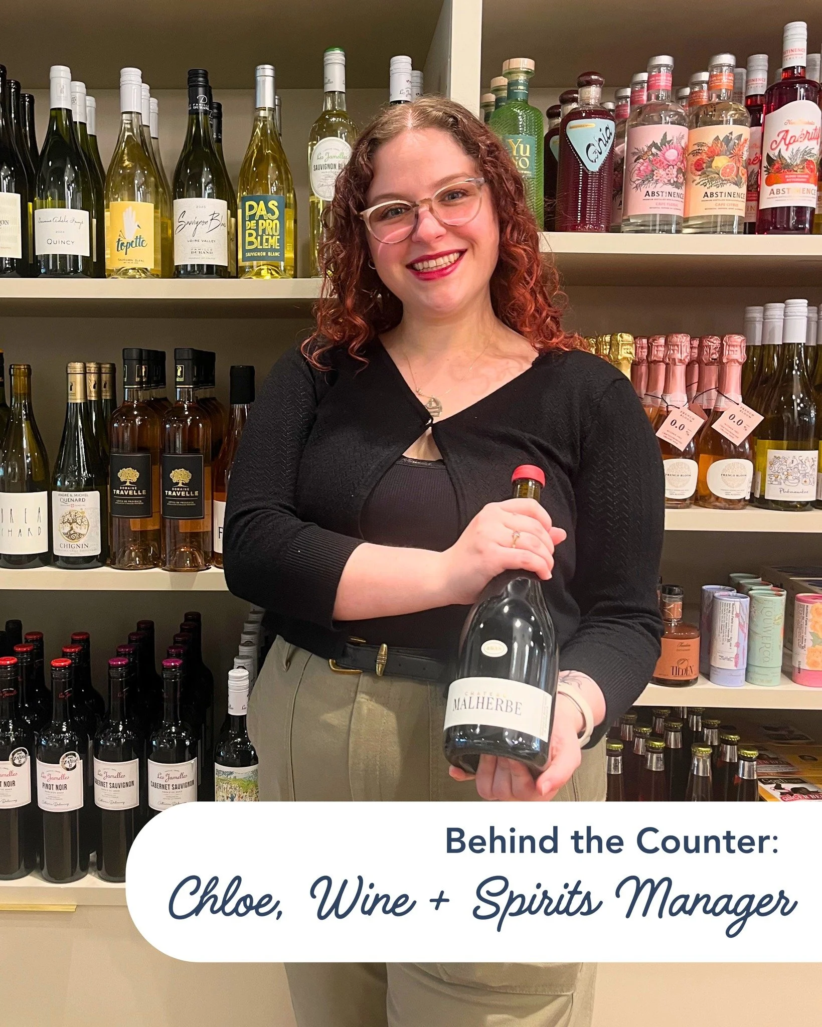 Meet Chloe ✨

If you've been in lately browsing the wine and spirits section, you may have already crossed paths with our newest team addition. Chloe is joining the Nouvelle Maison team as our new Wine &amp; Spirits Manager, and we couldn't be more e