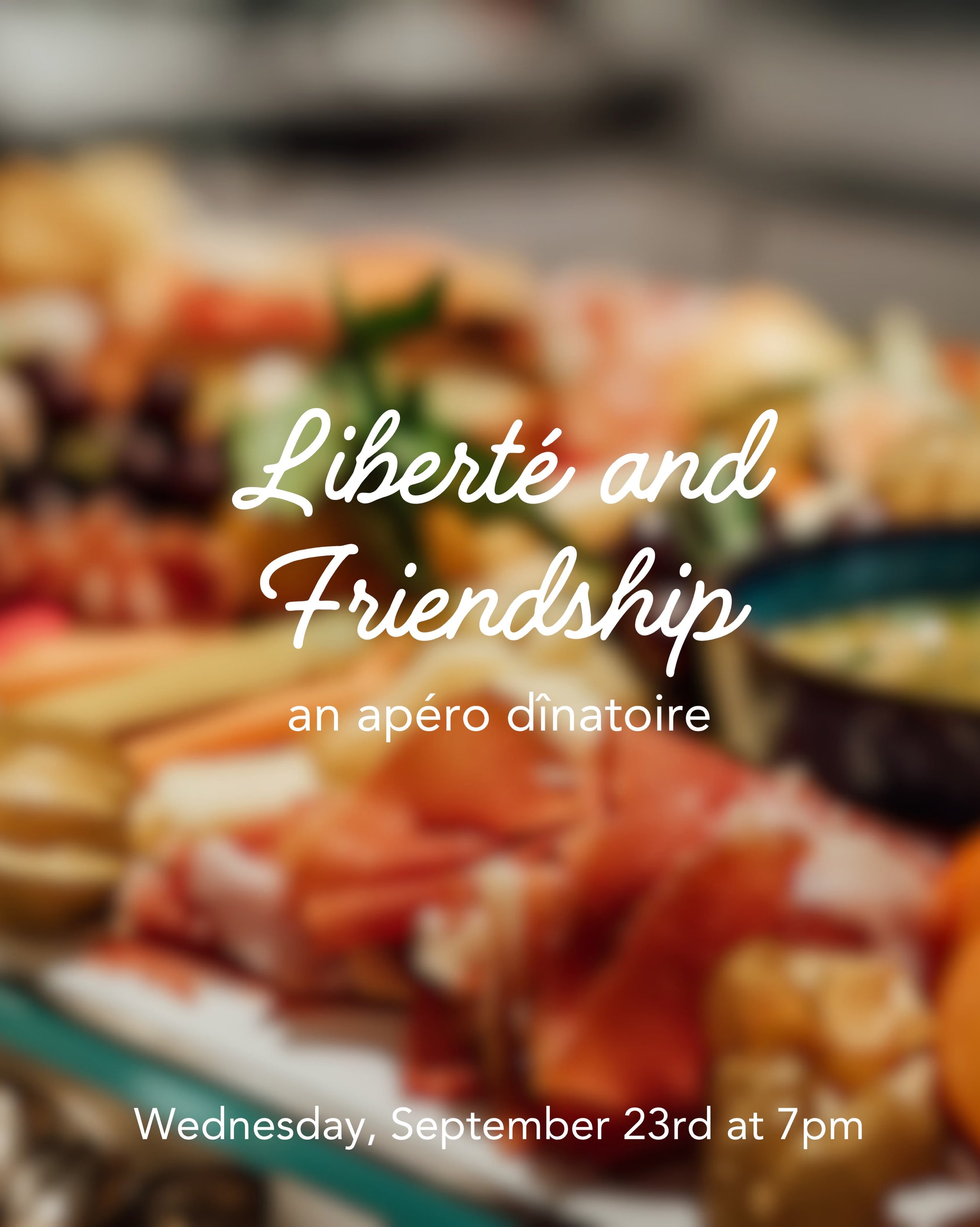 An ap&eacute;ro d&icirc;natoire is the French art of dining without the formality. 

A flowing evening of small plates, great wine, and even better company. 

Join us Wednesday September 23rd for the full experience 🇫🇷

#aperodinatoire #privateeven