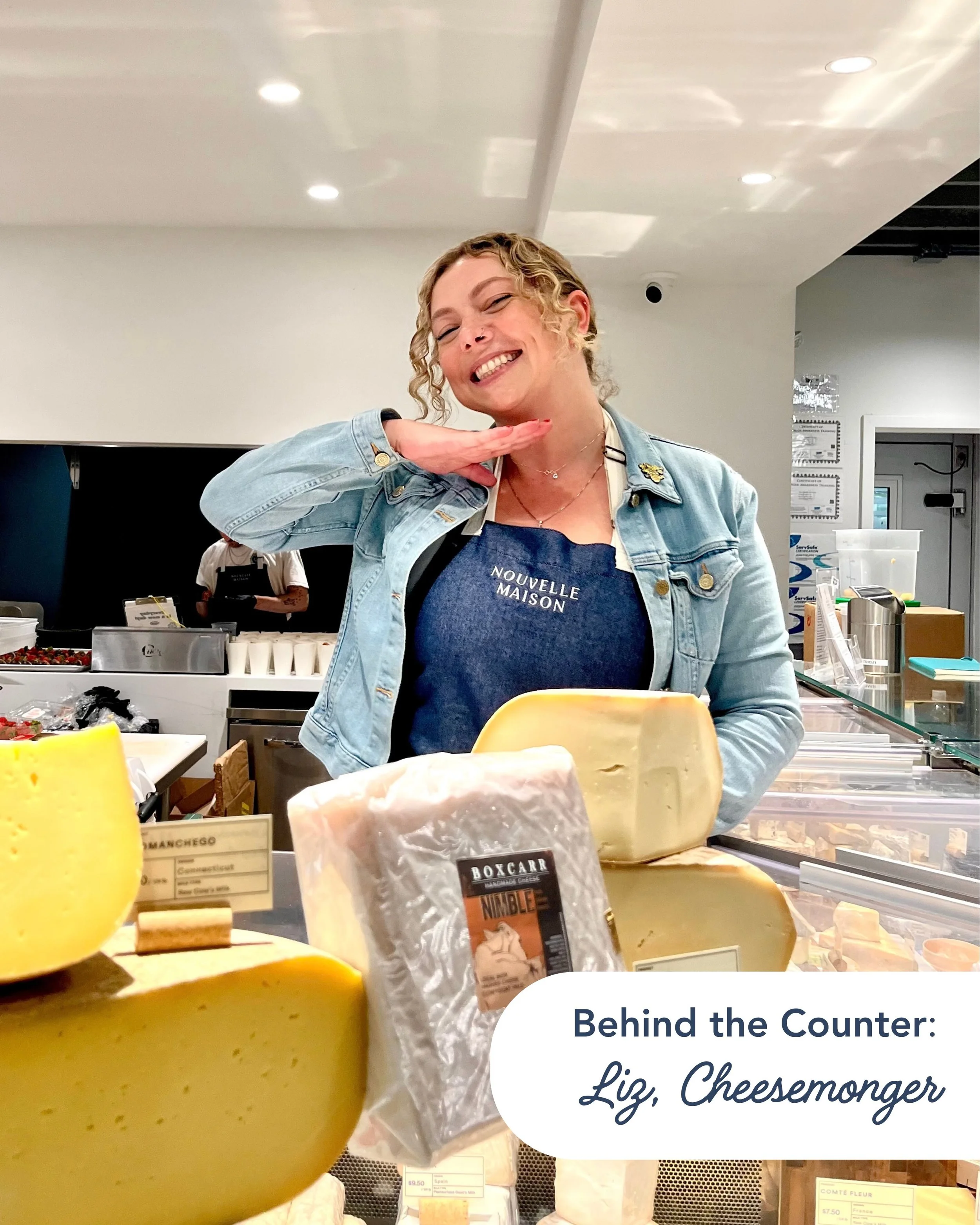 Look who&rsquo;s back behind the counter! 💛

We&rsquo;re beyond excited to have one of our OG team members, Liz, back from maternity leave! Swipe through to get to know Liz, check out her favorite cheese pick, and see what she&rsquo;s prepping for n