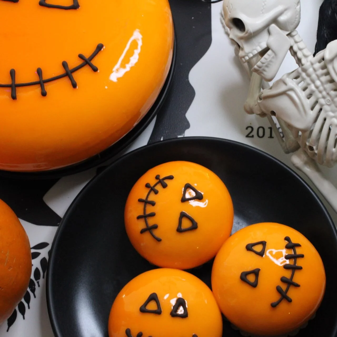 Something wicked and wonderful is available to order. 🎃

A pumpkin entremet infused with winter spiced caramel, crafted into a festive Halloween jack-o-lantern design. Individual or 9-inch (serves 6-8). 

Pre-order now, available October 30th-Novemb