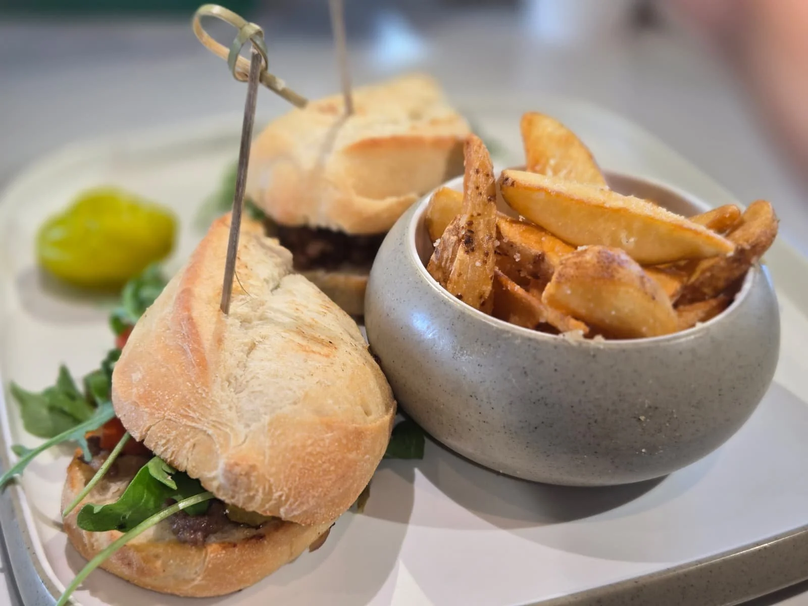 Salchicha and Pimientos