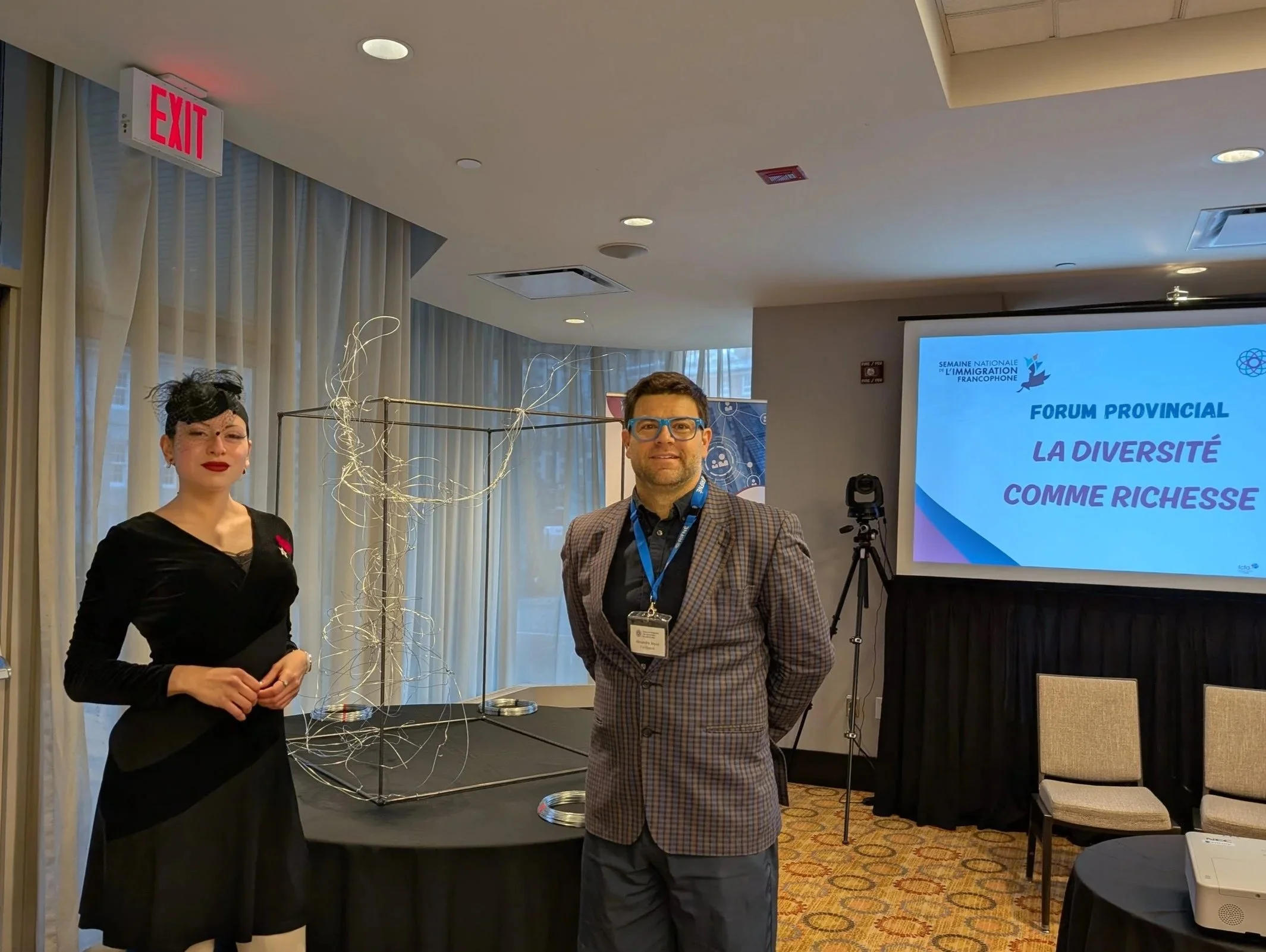 With the funtastically engaging Alexandre Joyce.