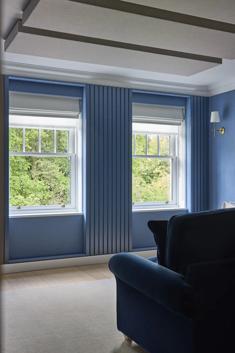Specialist acoustic panelling in bespoke music room