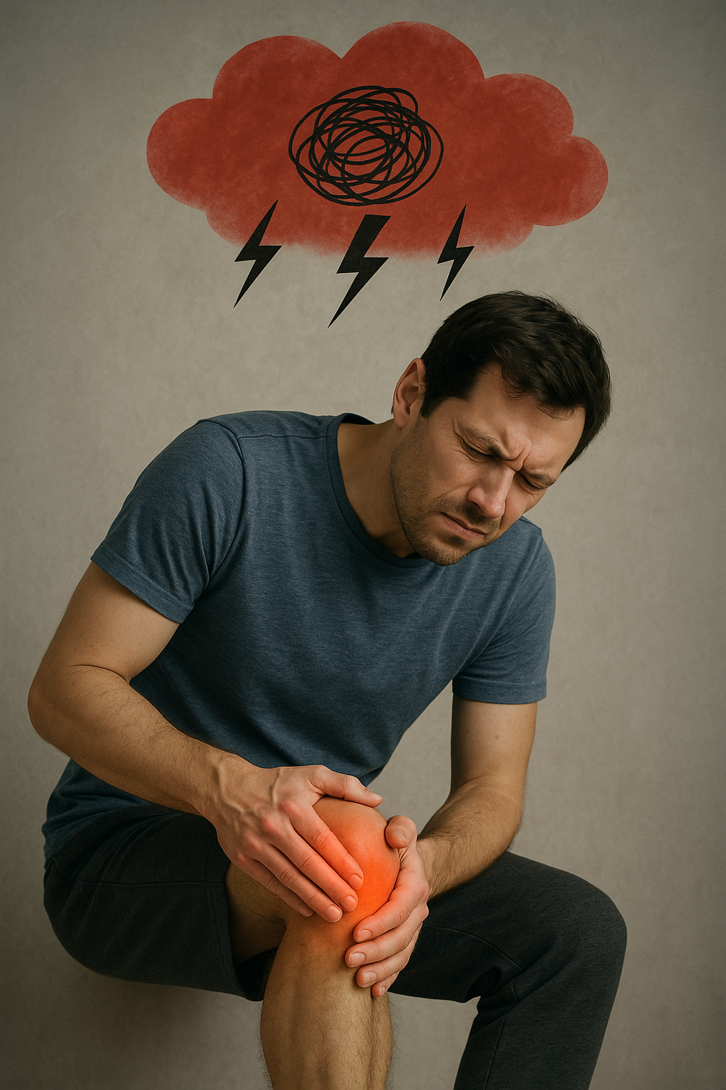 Der Einfluss von Stress auf die Kniegesundheit 