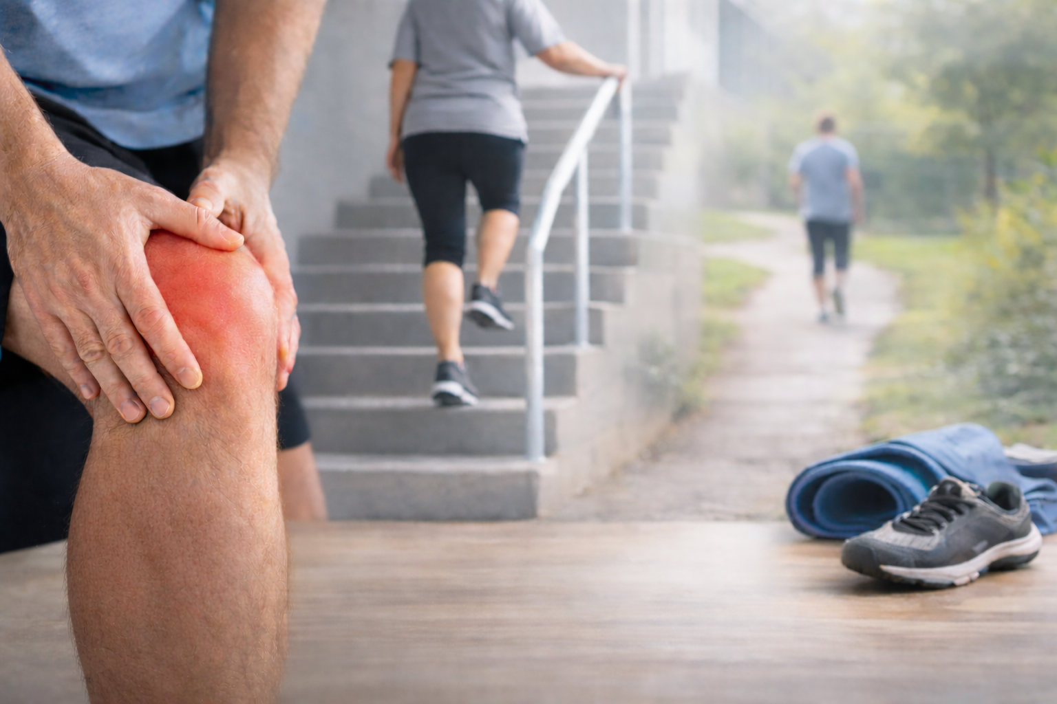 Mehr Belastung im Alltag – so bleibt dein Knie stabil