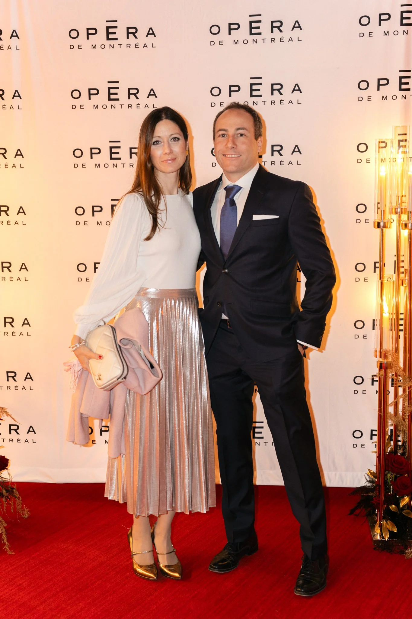 Live performance during Opéra de Montréal gala at Place des Arts in Montreal , photographed by SquareLoop.