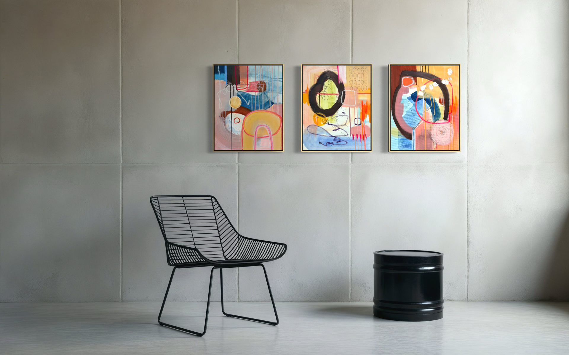 Serie "Warum eigentlich...", 40x50 cm, gerahmt,2025